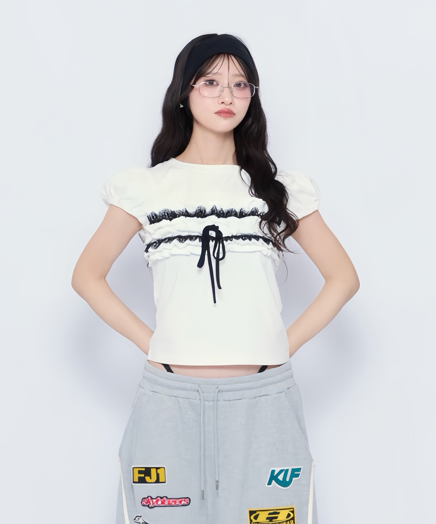 MODEL:155cm/COLOR:WHT/SIZE:F