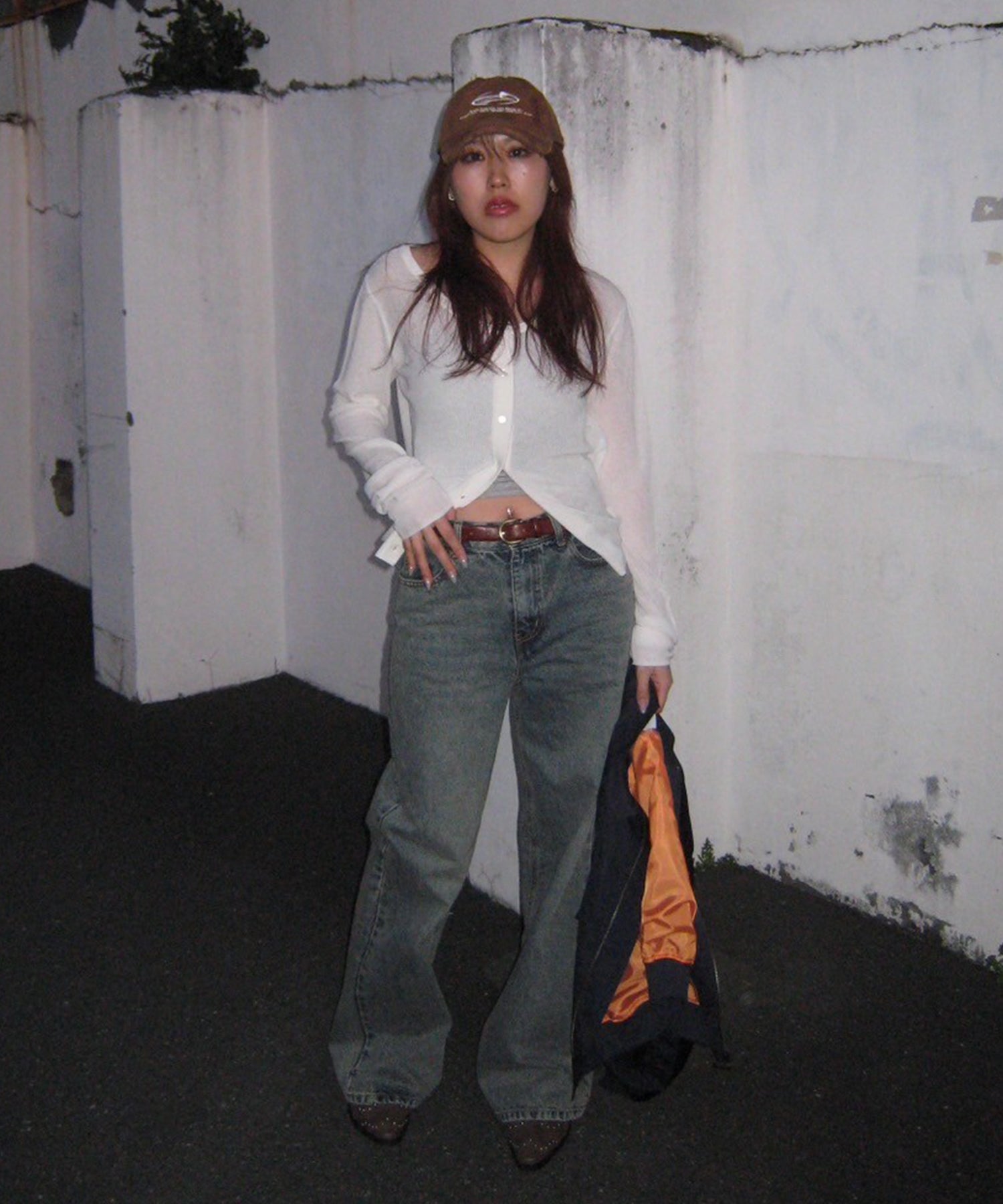 STAFF:158cm/COLOR:WHITE/SIZE:F