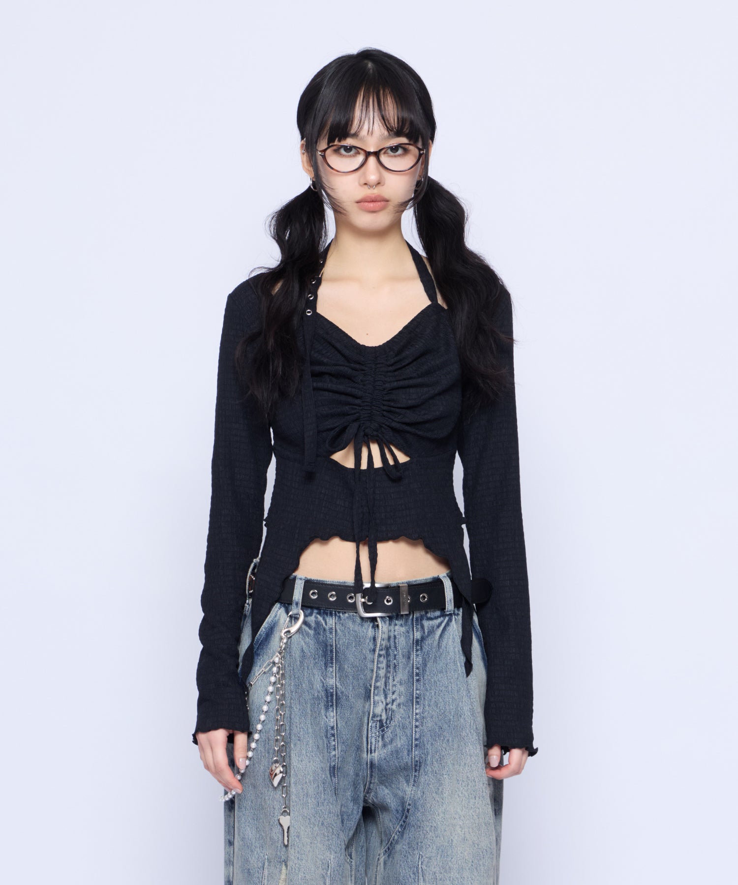 MODEL:172cm/COLOR:BLK/SIZE:F