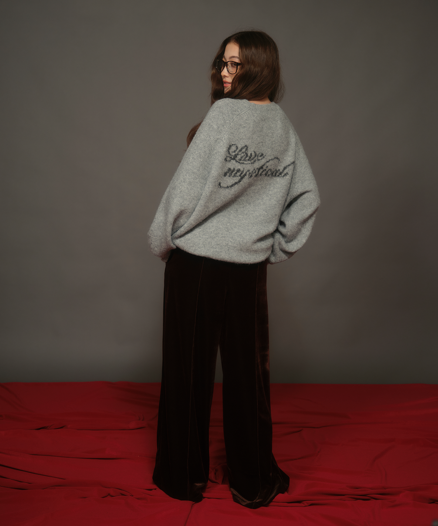 MODEL:163cm/COLOR:GRAY/SIZE:F