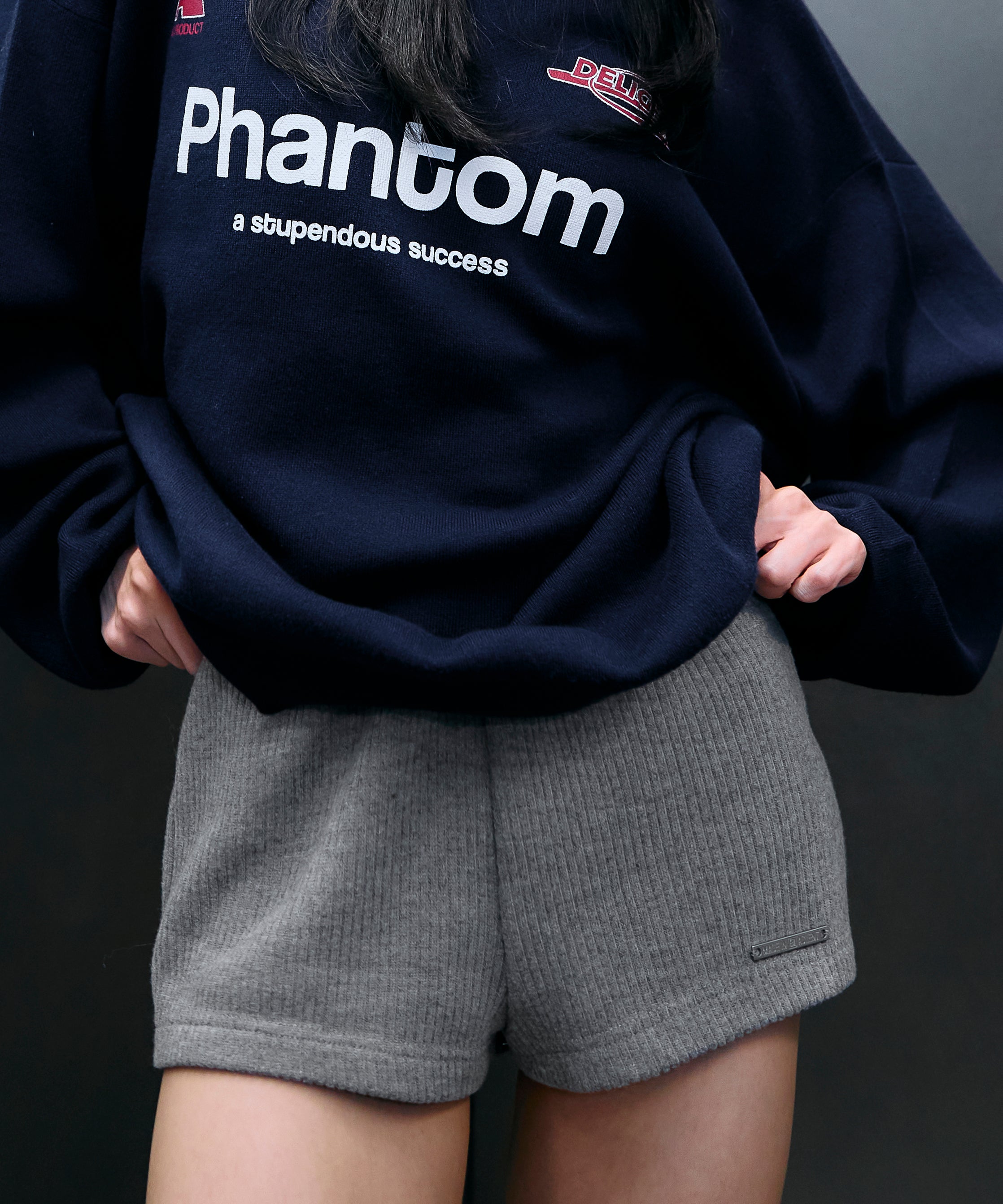 MODEL:170cm/COLOR:GRAY/SIZE:F
