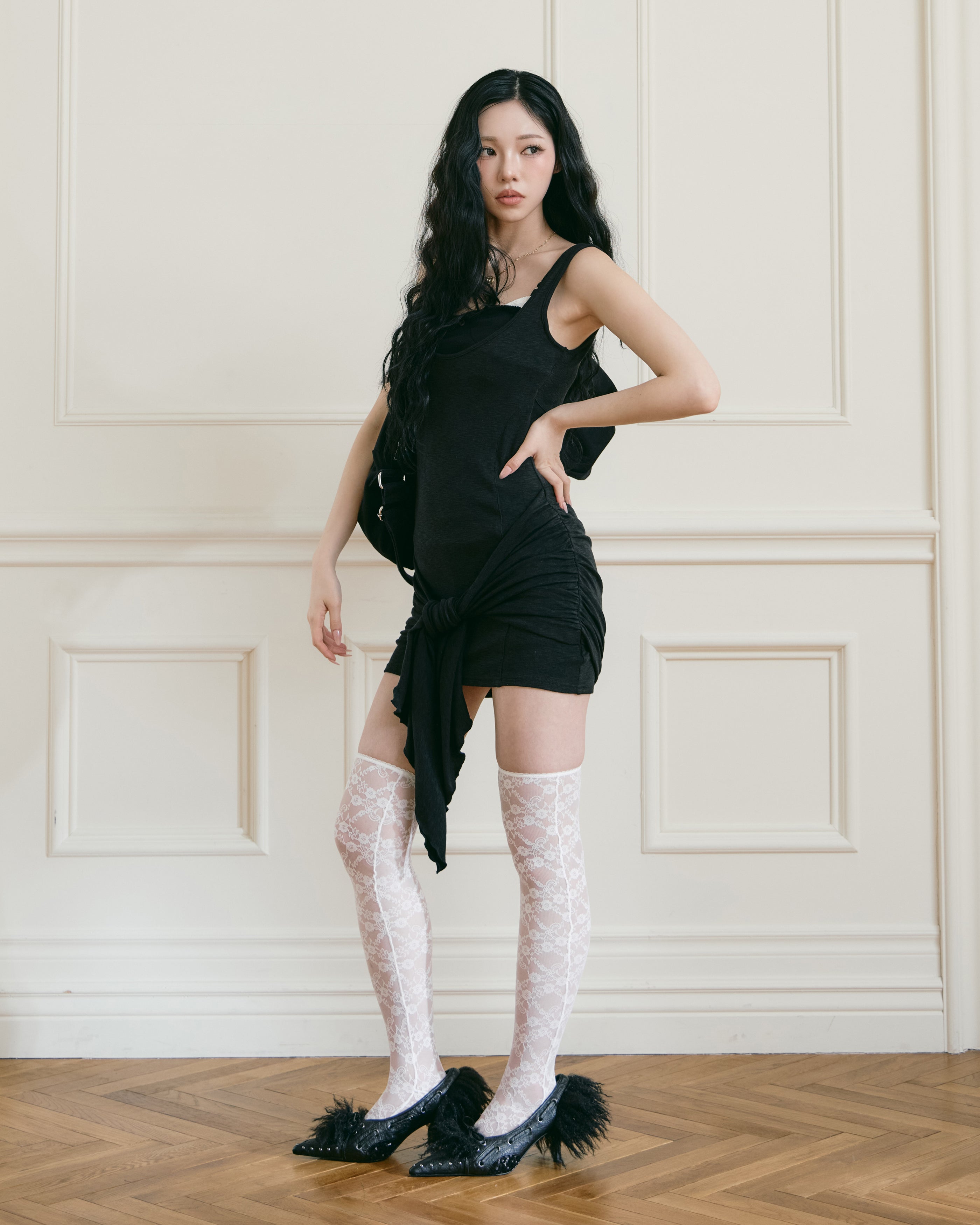 MODEL:170cm/COLOR:BLK/SIZE:F