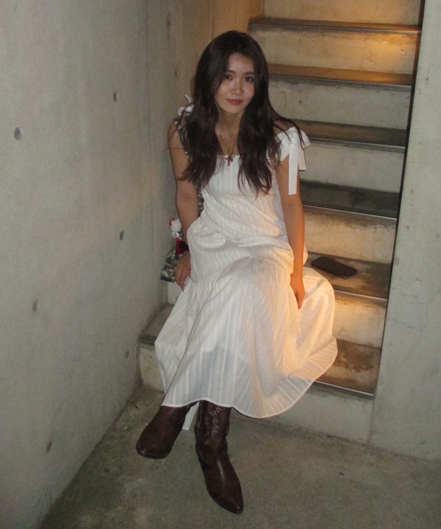 STAFF:164cm/COLOR:WHITE/SIZE:F