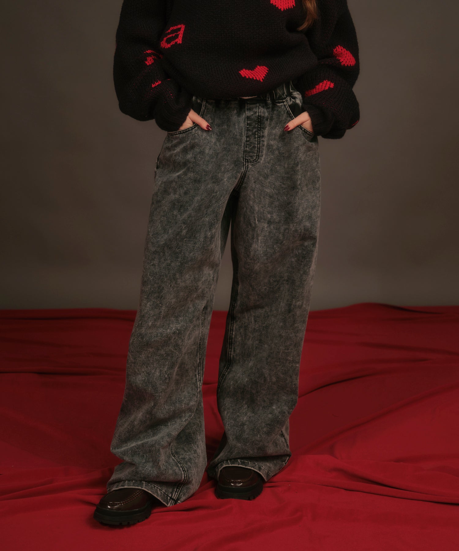 MODEL:163cm/COLOR:BLACK/SIZE:F