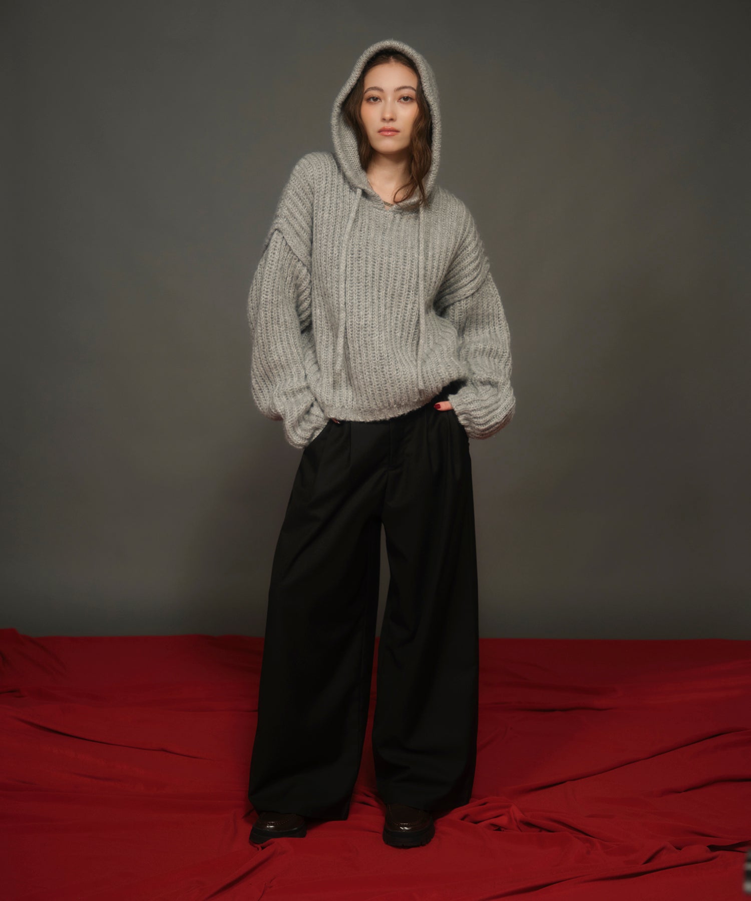 MODEL:163cm/COLOR:BLACK/SIZE:F