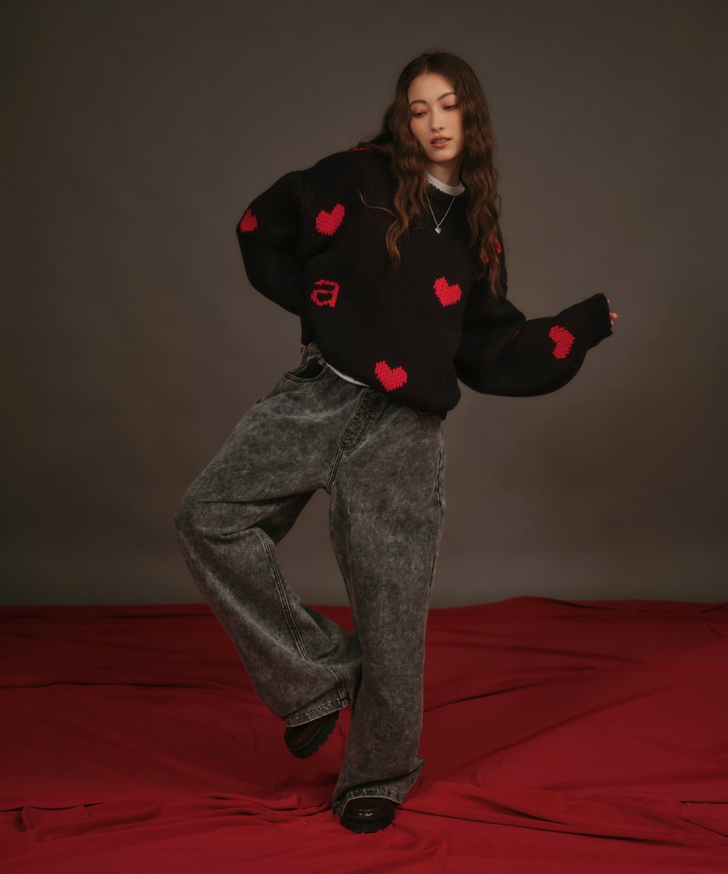 MODEL:163cm/COLOR:BLACK/SIZE:F