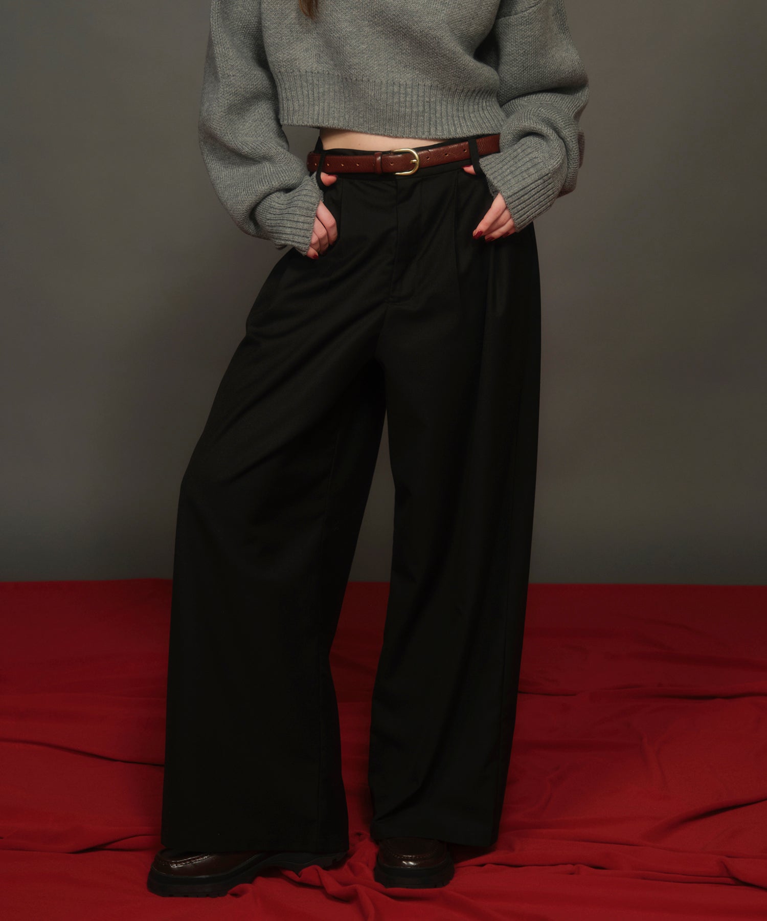 MODEL:163cm/COLOR:BLACK/SIZE:F