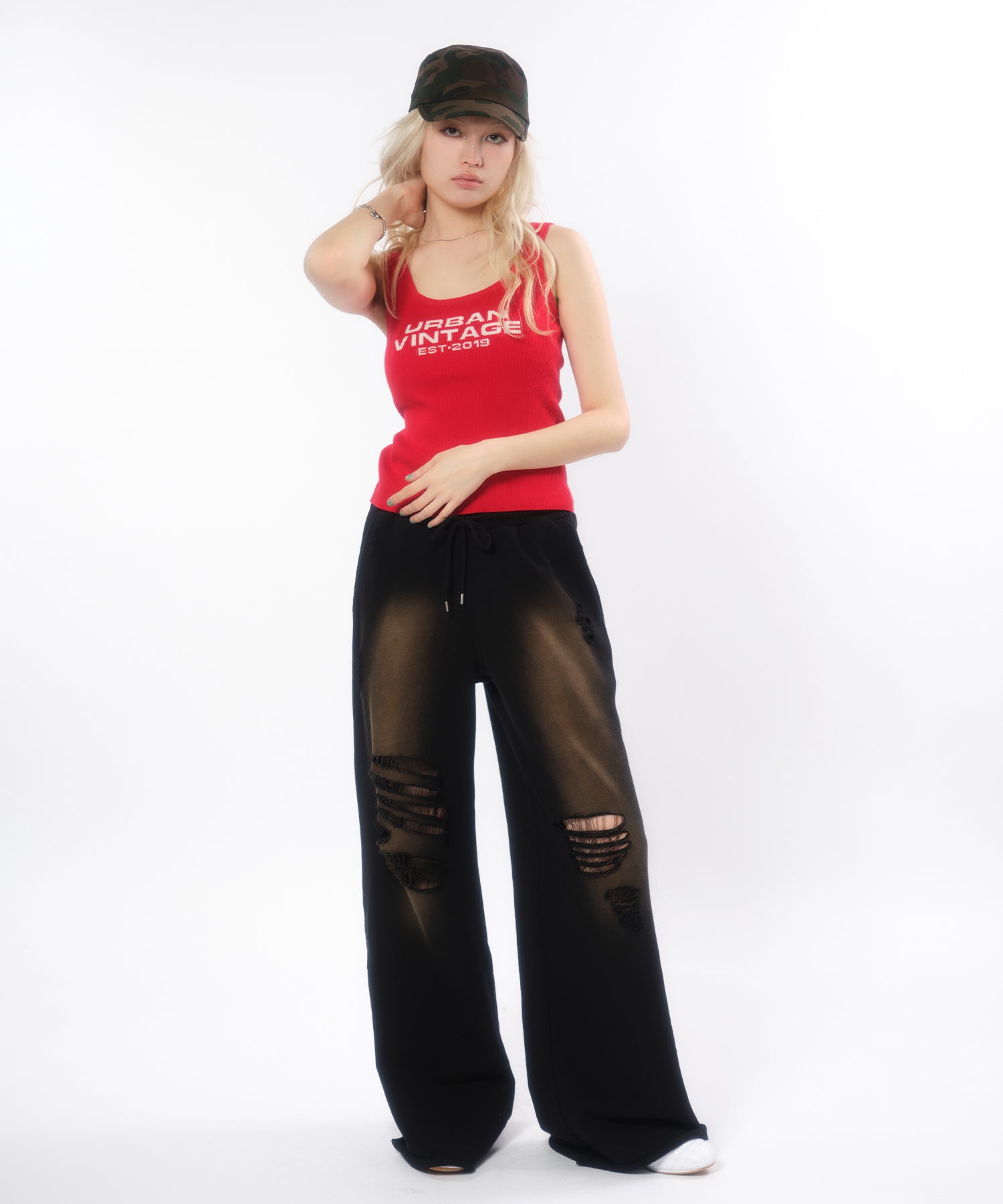 MODEL:170cm/COLOR:RED/SIZE:F