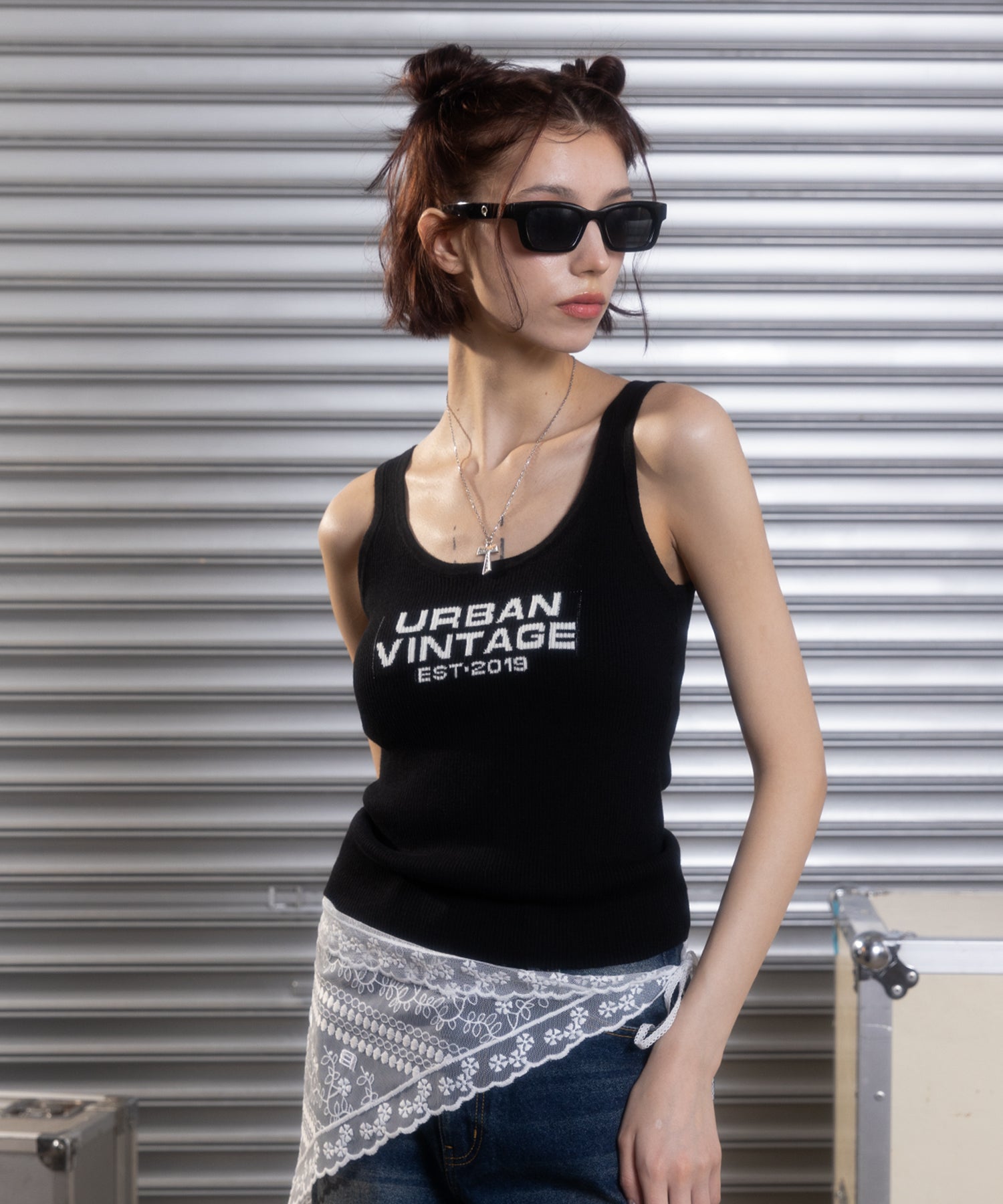 MODEL:172cm/COLOR:BLACK/SIZE:F