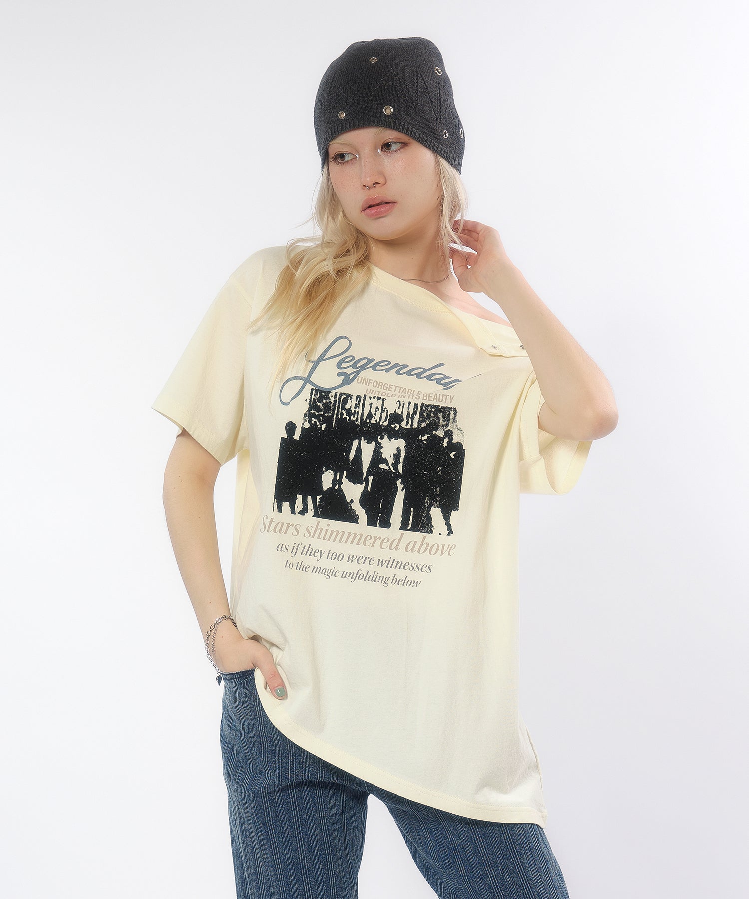 MODEL:170cm/COLOR:IVORY/SIZE:F