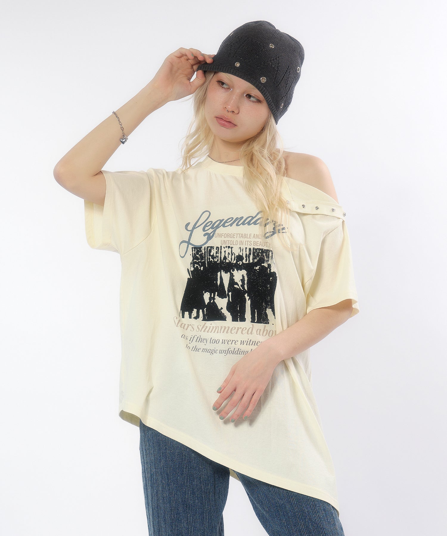 MODEL:170cm/COLOR:IVORY/SIZE:F