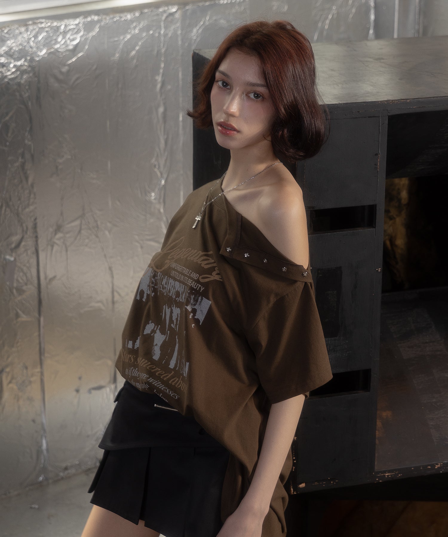 MODEL:172cm/COLOR:KHAKI/SIZE:F