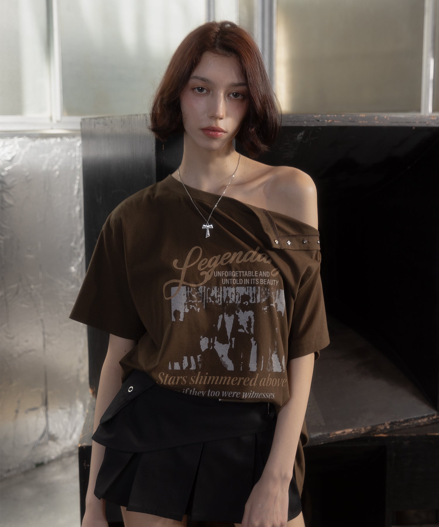 MODEL:172cm/COLOR:KHAKI/SIZE:F