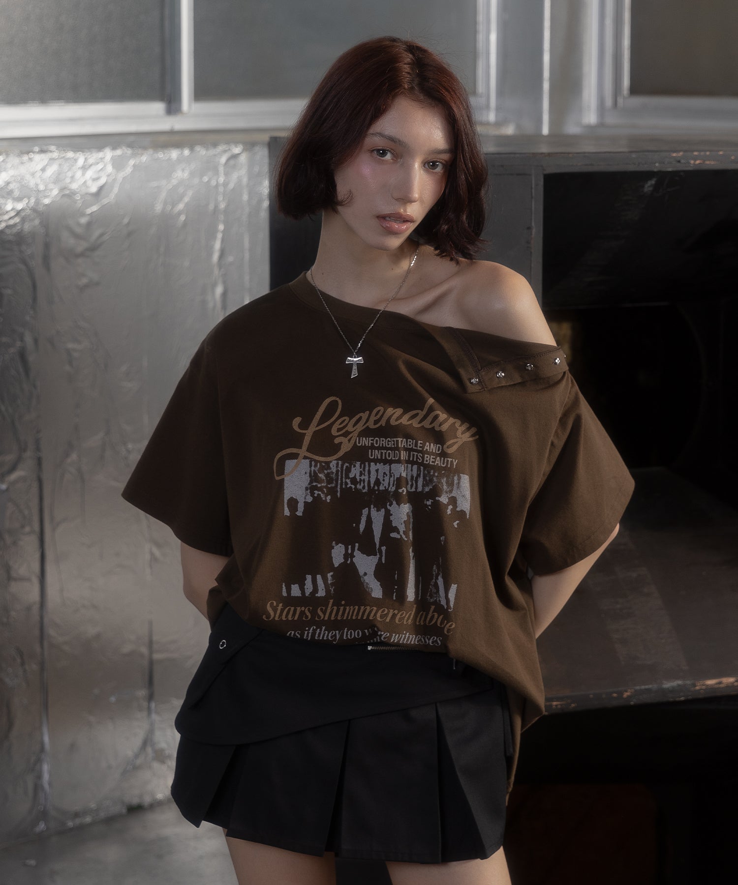 MODEL:172cm/COLOR:KHAKI/SIZE:F