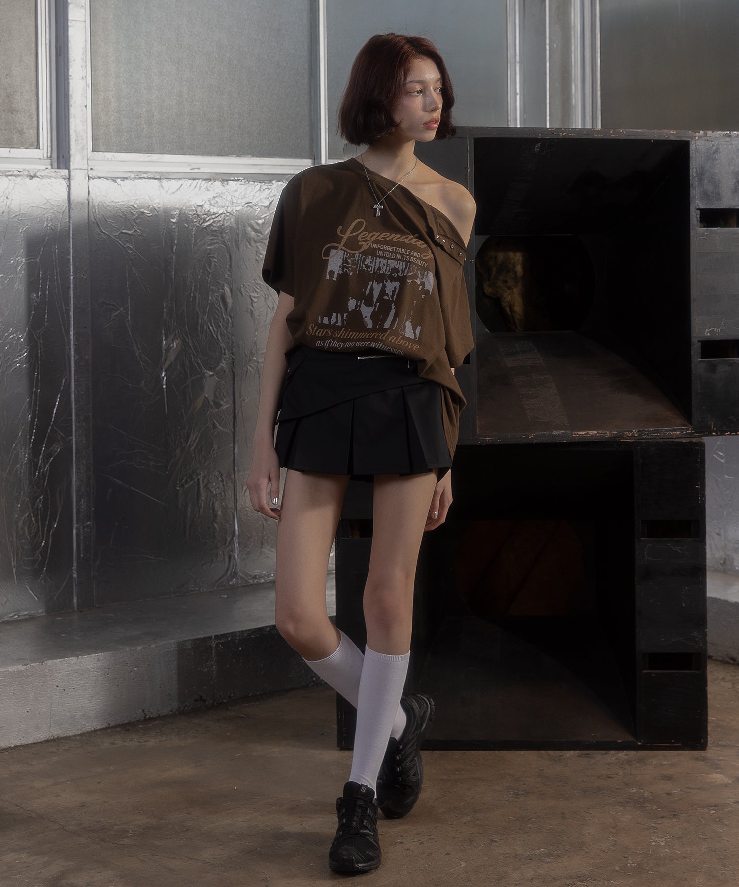 MODEL:172cm/COLOR:KHAKI/SIZE:F