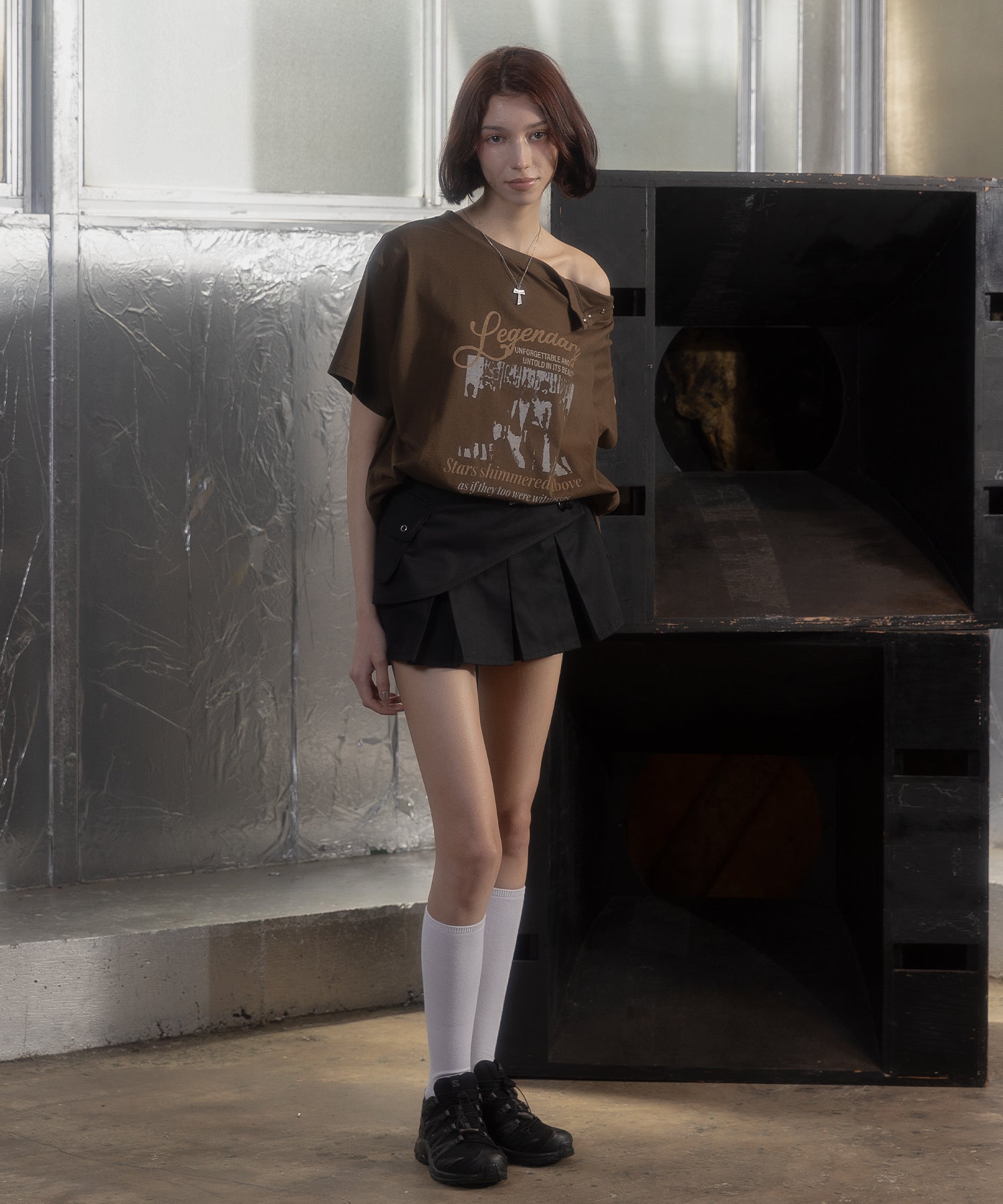 MODEL:172cm/COLOR:KHAKI/SIZE:F