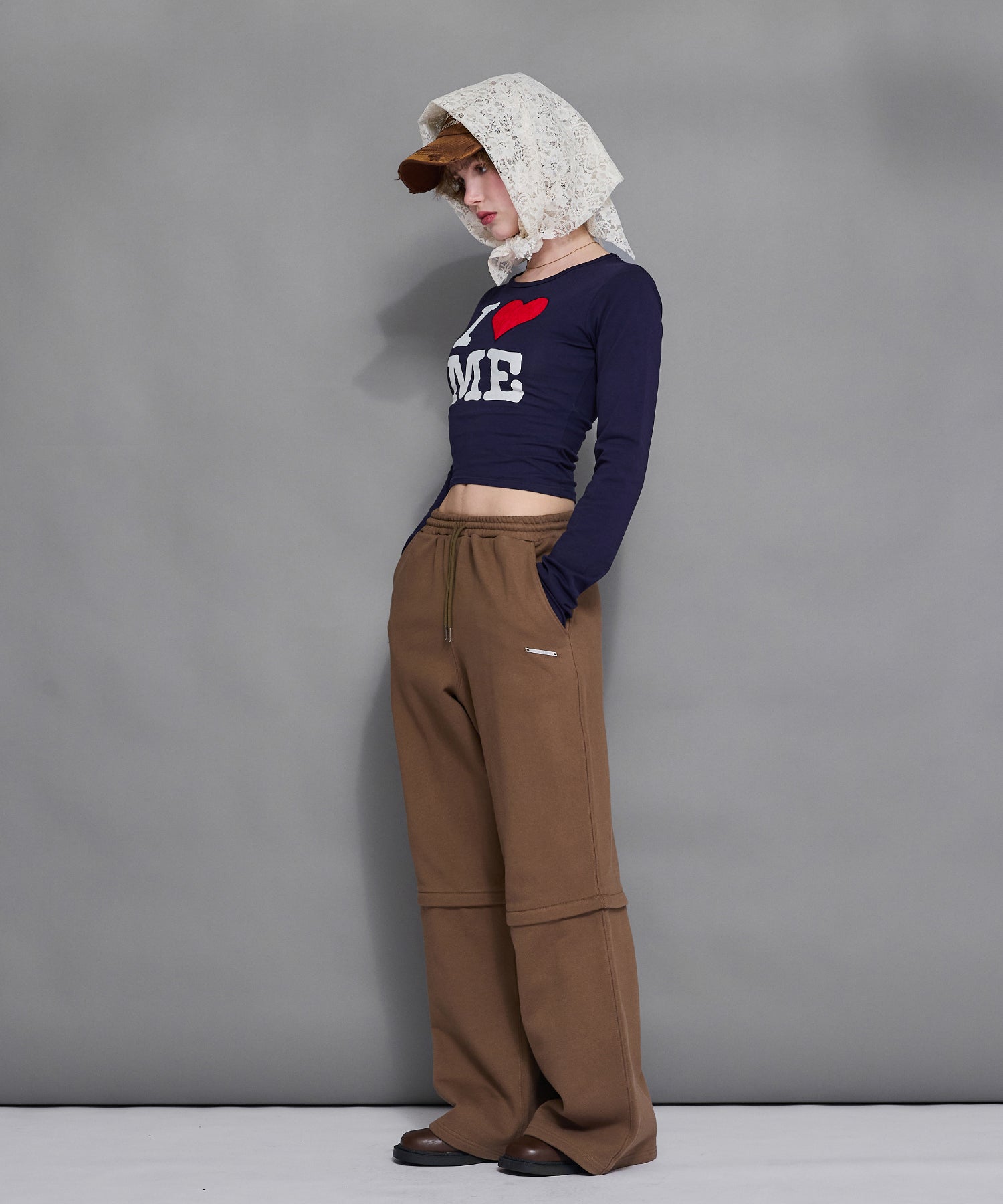 MODEL:170cm/COLOR:LIGHT BROEN/SIZE:F