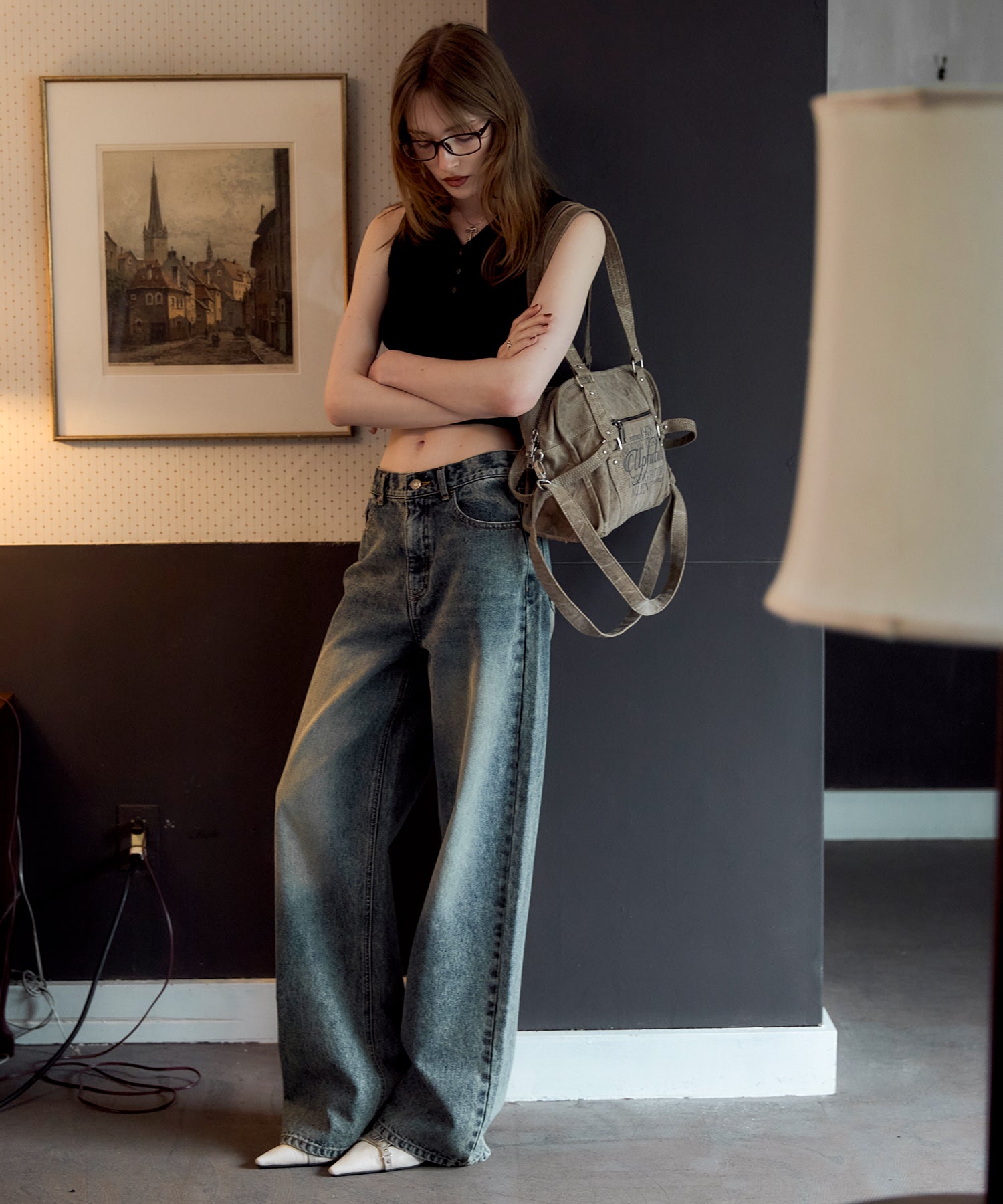 MODEL:174cm/COLOR:BLUE/SIZE:M