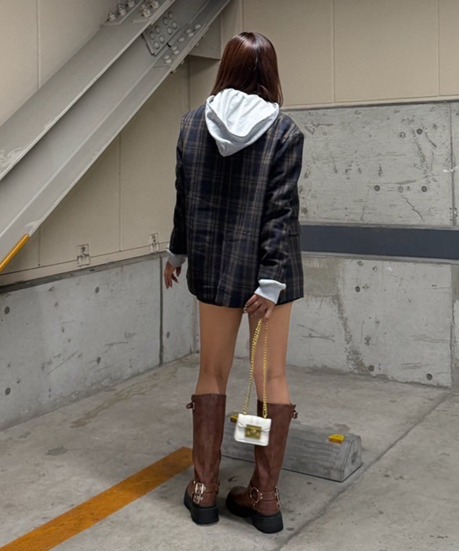 STAFF163cm/COLOR:NAVY/SIZE:M