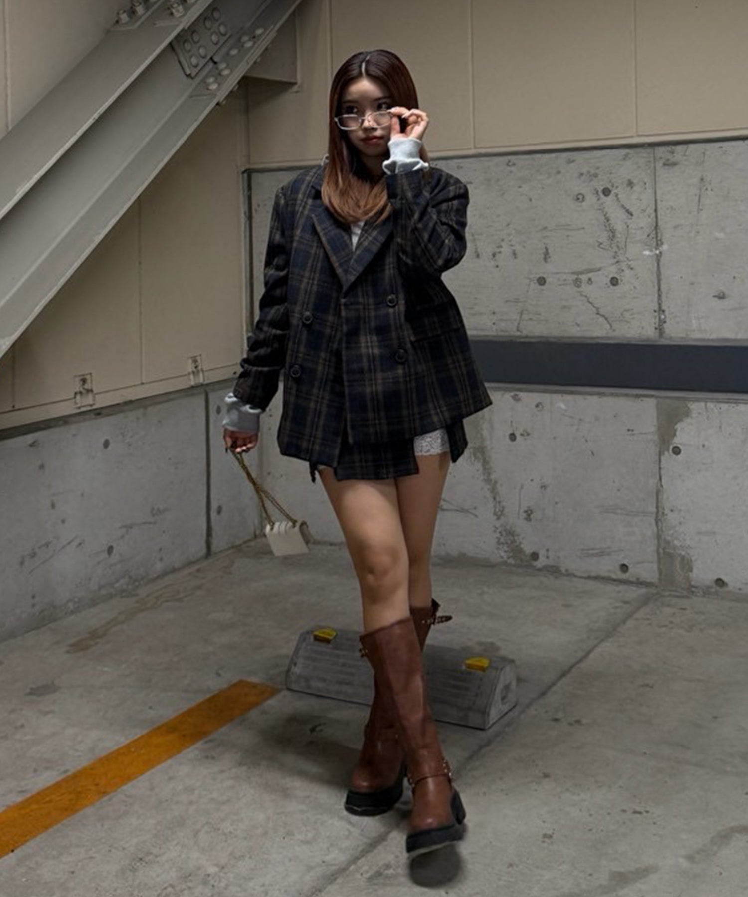 STAFF163cm/COLOR:NAVY/SIZE:M
