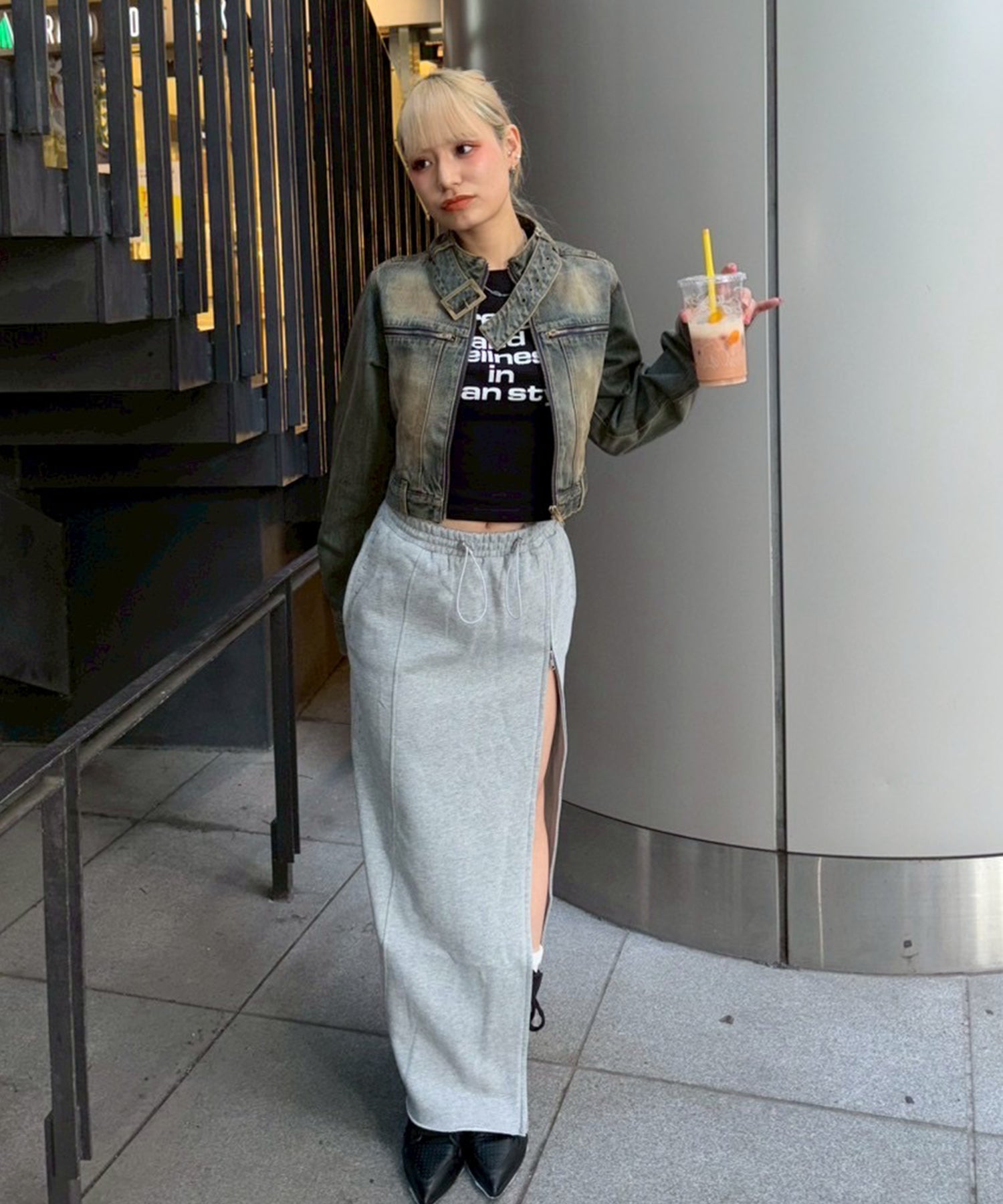 STAFF:151cm/COLOR:GRAY/SIZE:S