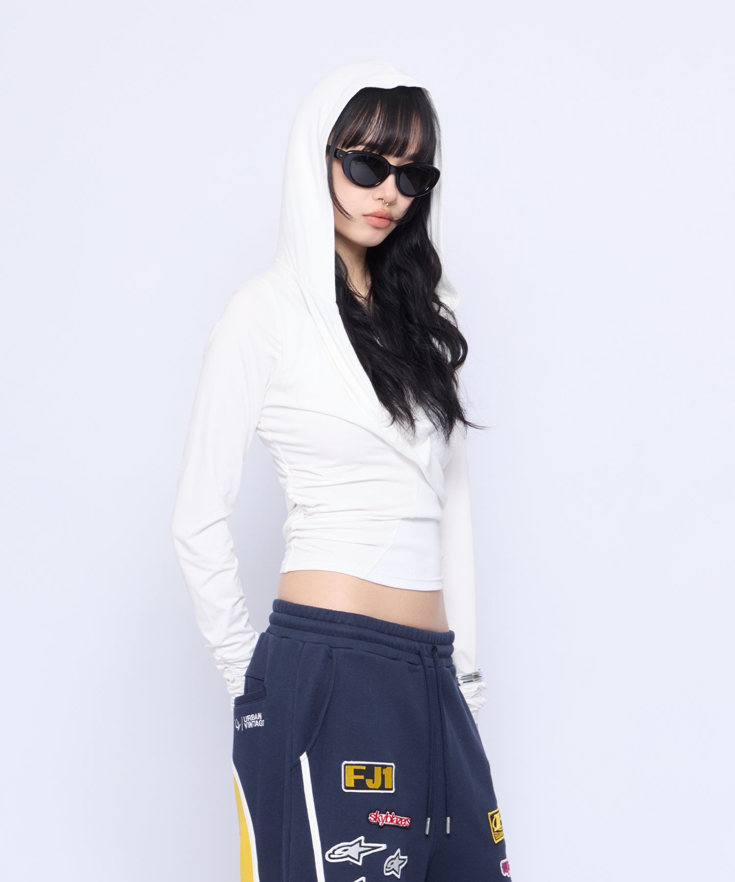 MODEL:172cm/COLOR:WHT/SIZE:F