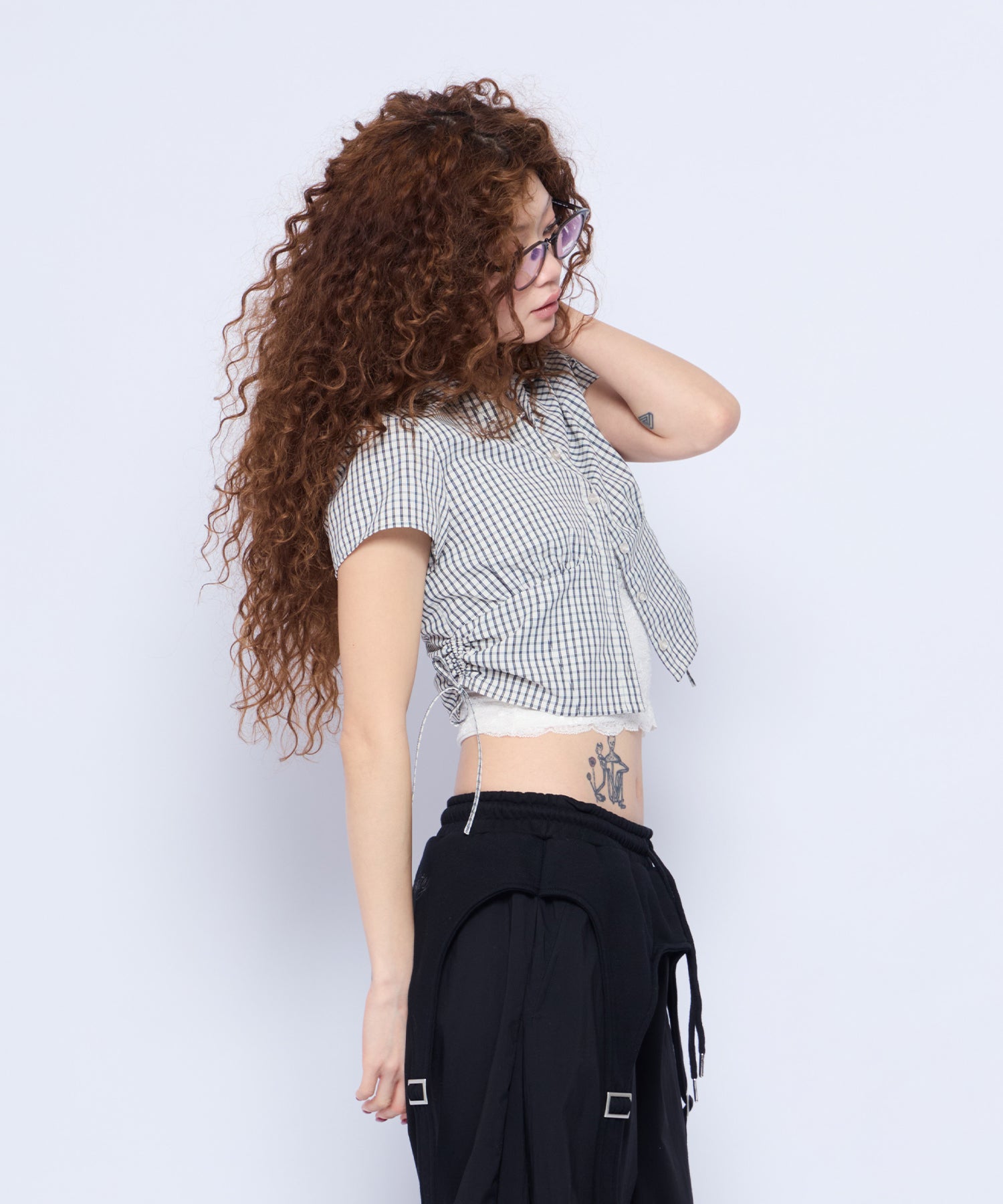 MODEL:168cm/COLOR:WHT/SIZE:F