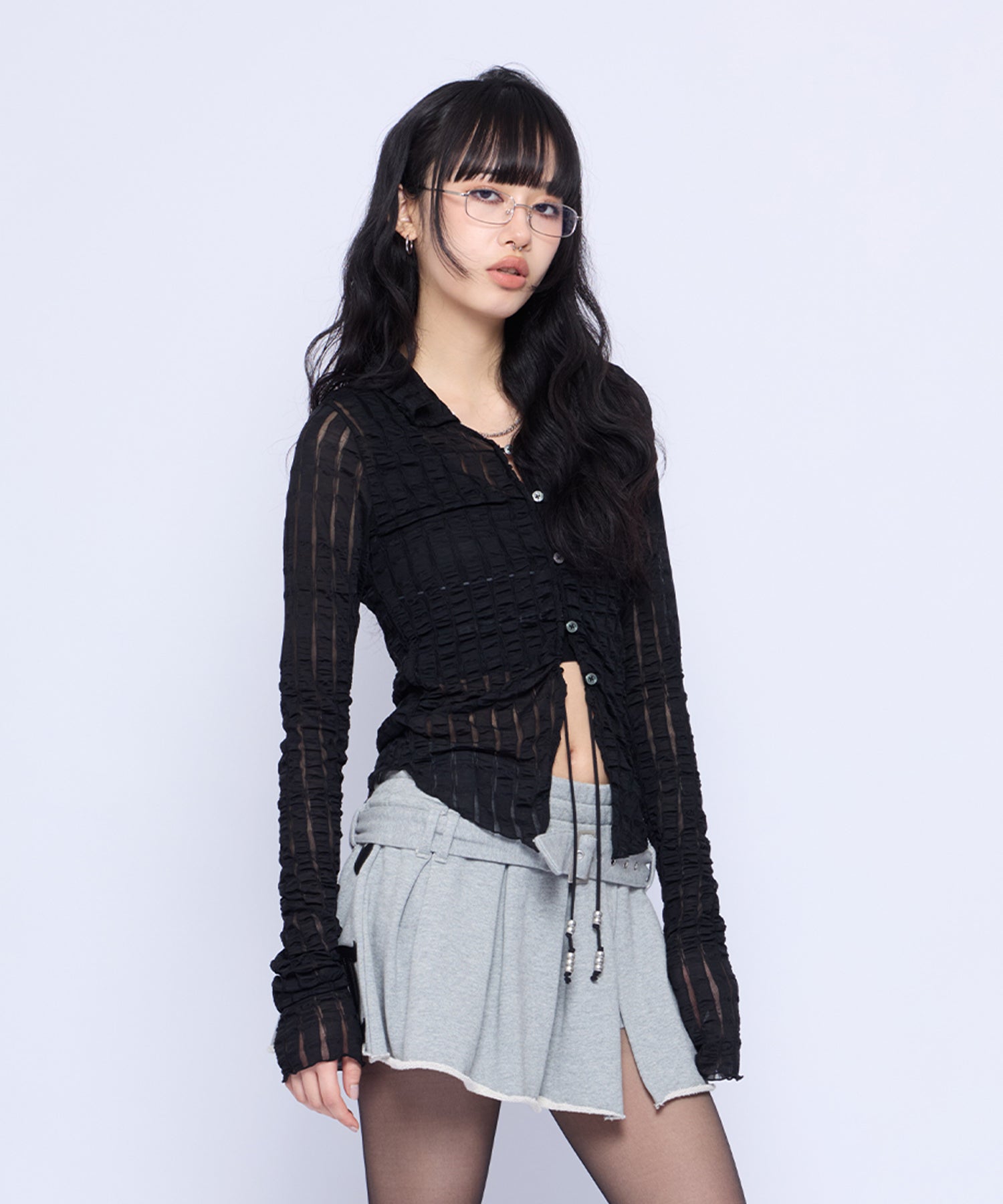 MODEL:172cm/COLOR:BLK/SIZE:F