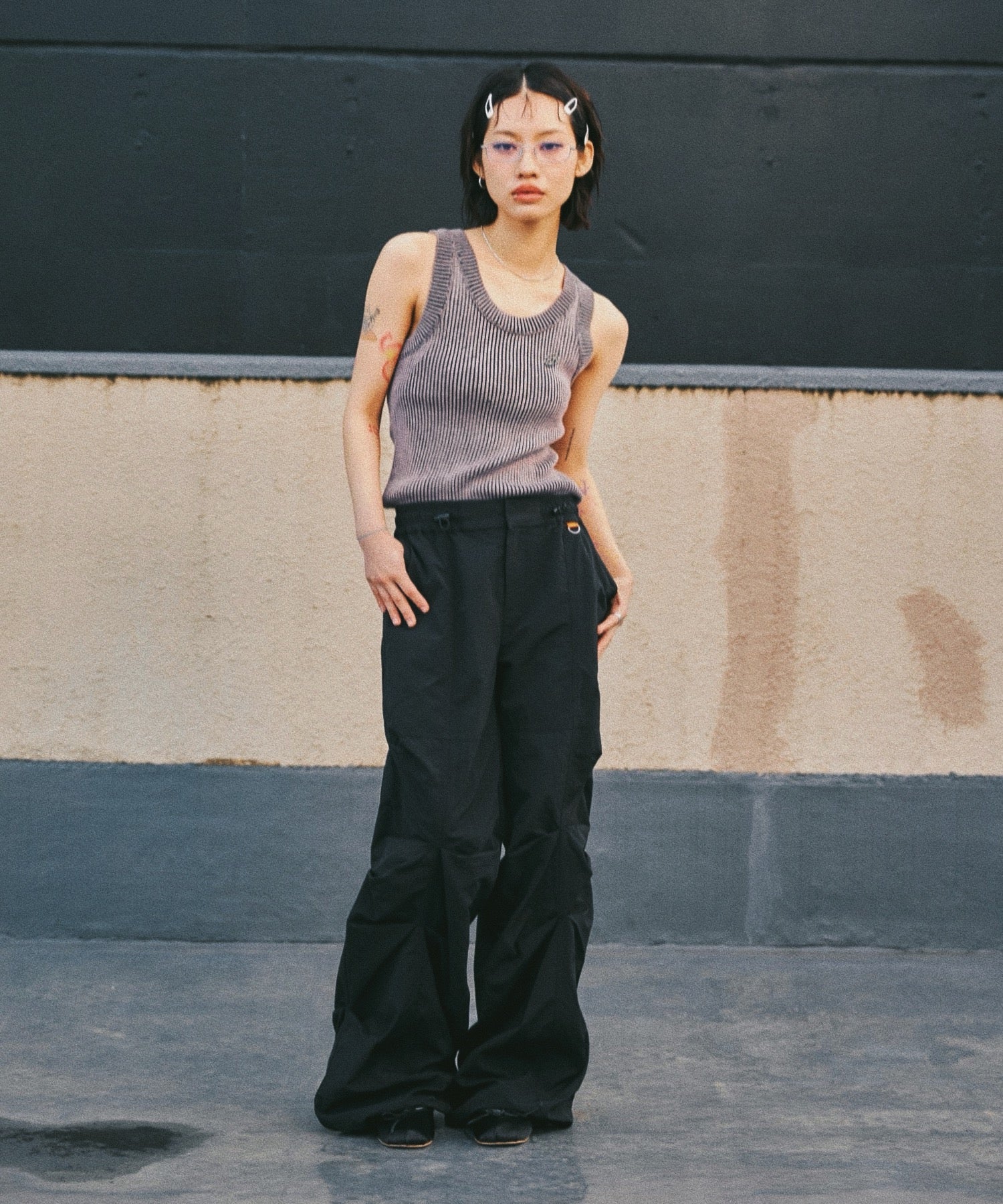 MODEL:161cm/COLOR:BLACK/SIZE:F