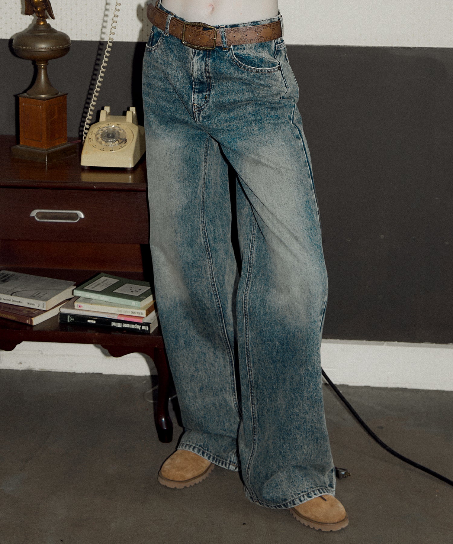 MODEL:174cm/COLOR:BLUE/SIZE:M