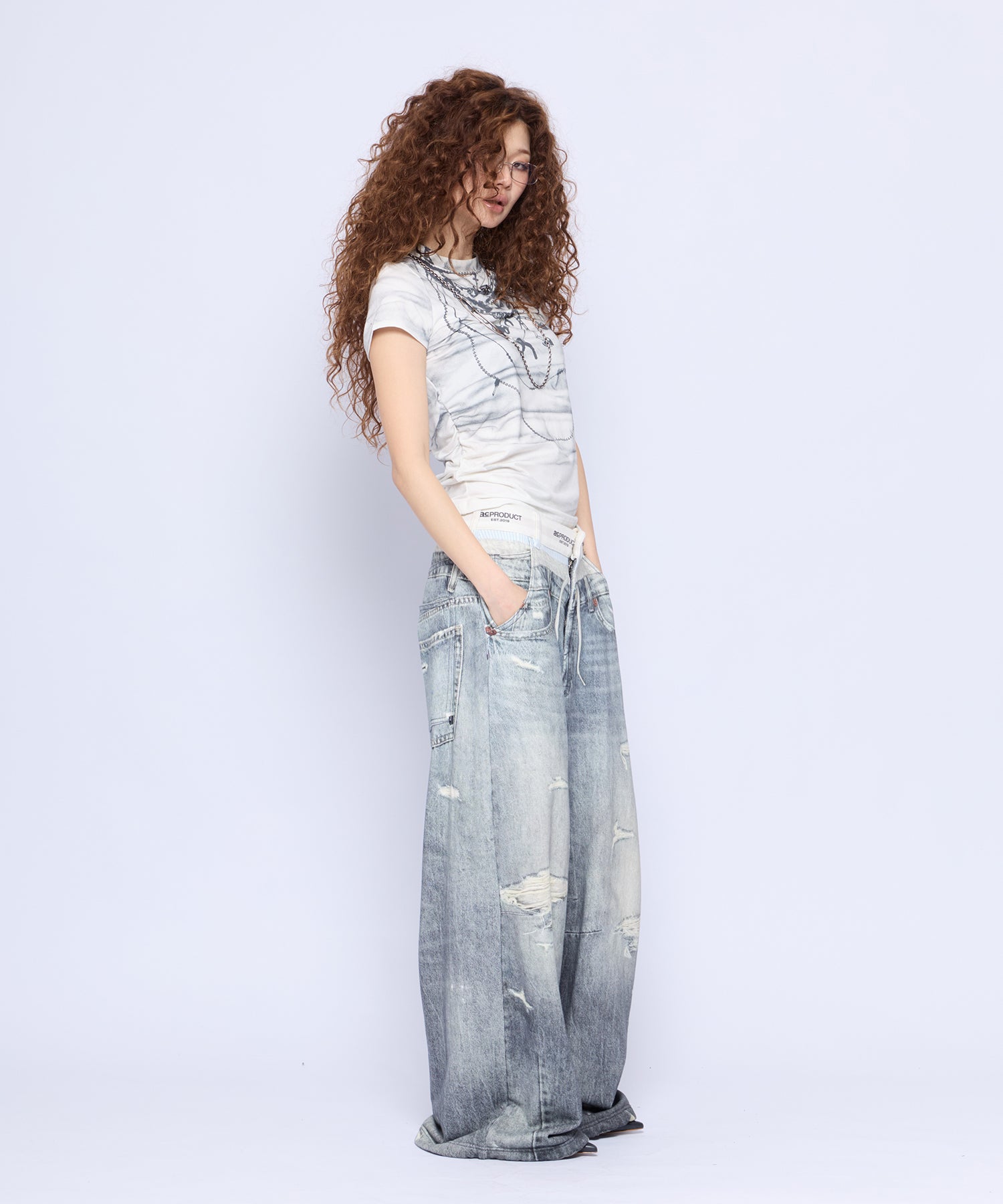 MODEL:168cm/COLOR:GRY/SIZE:F