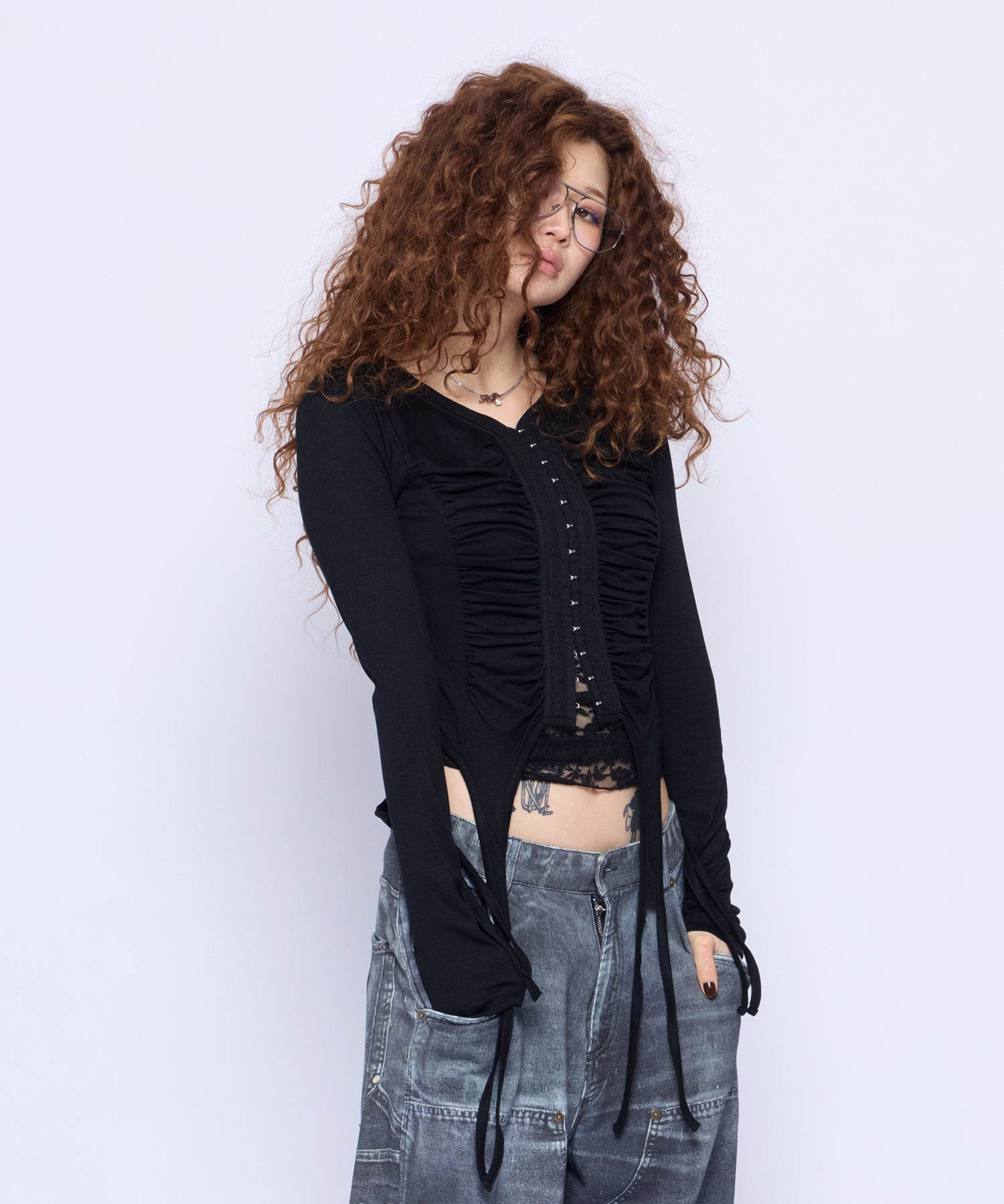 MODEL:168cm/COLOR:BLK/SIZE:F