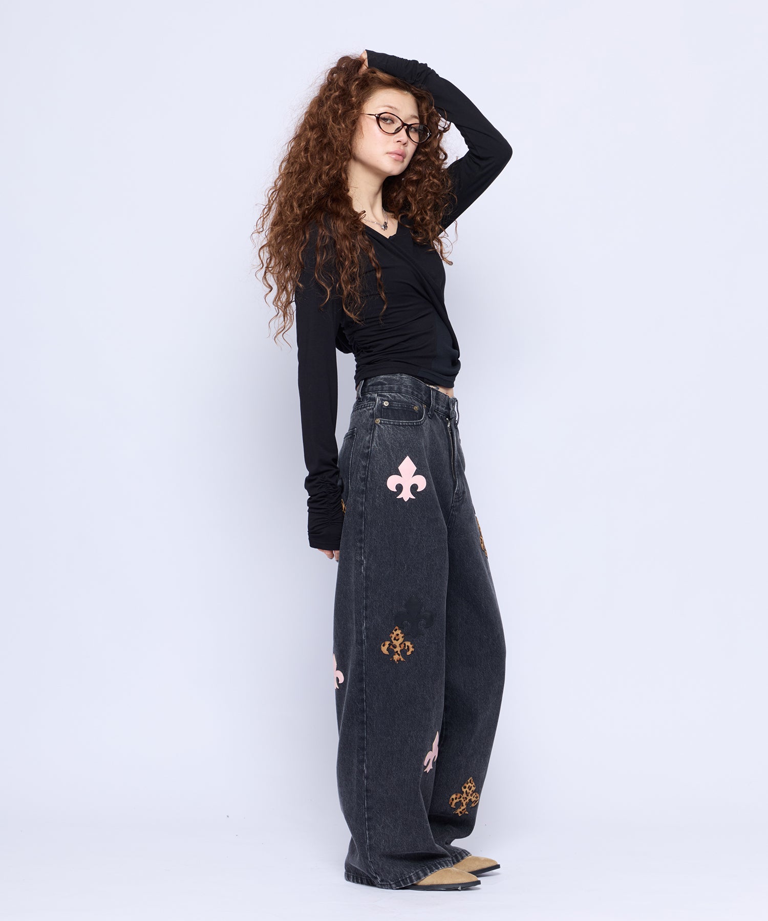 MODEL:168cm/COLOR:BLK/SIZE:M