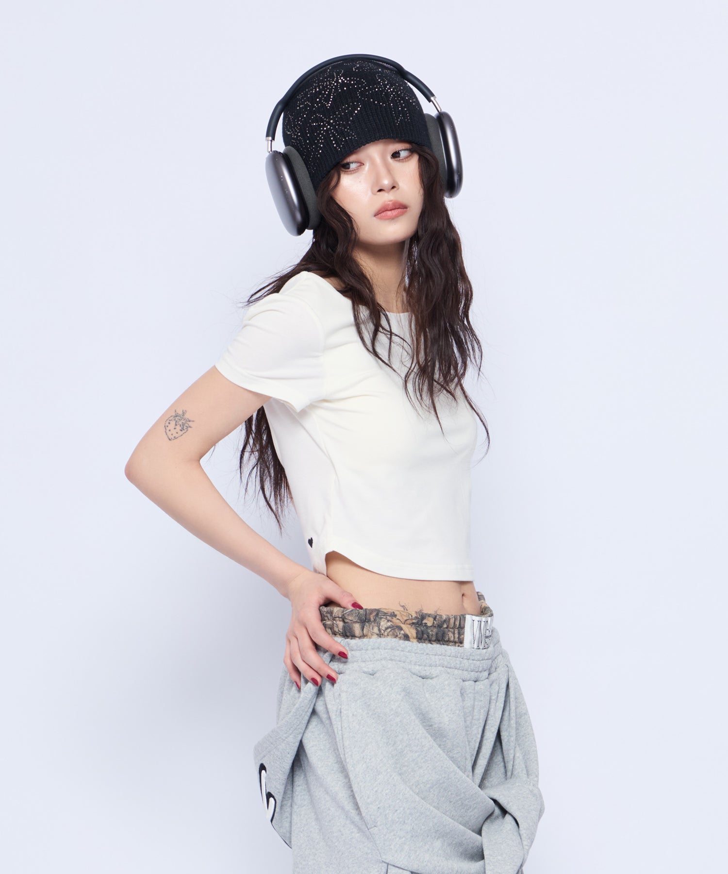 MODEL:160cm/COLOR:WHT/SIZE:F