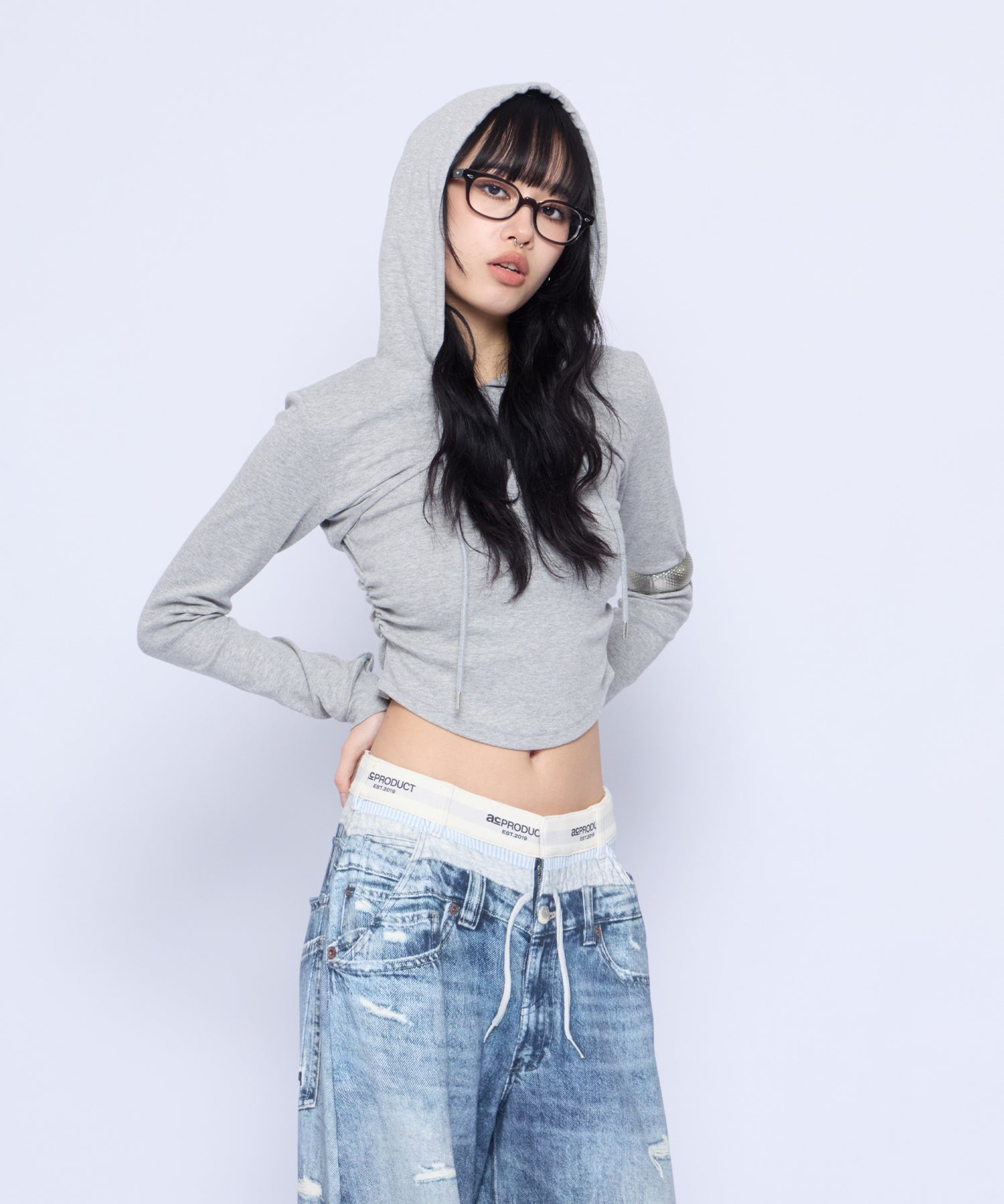 MODEL:172cm/COLOR:GRY/SIZE:F