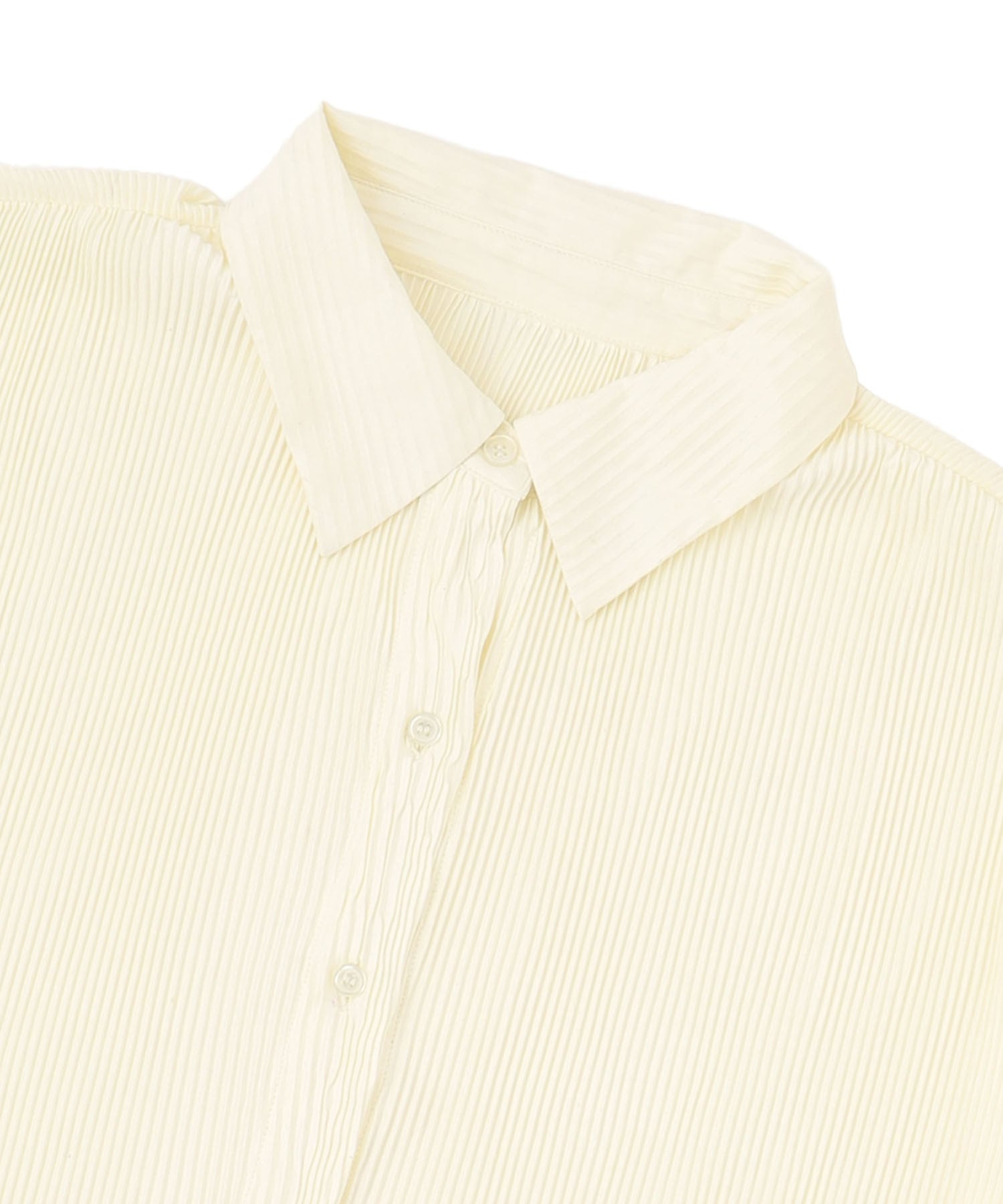 リラクシープリーツシャツ