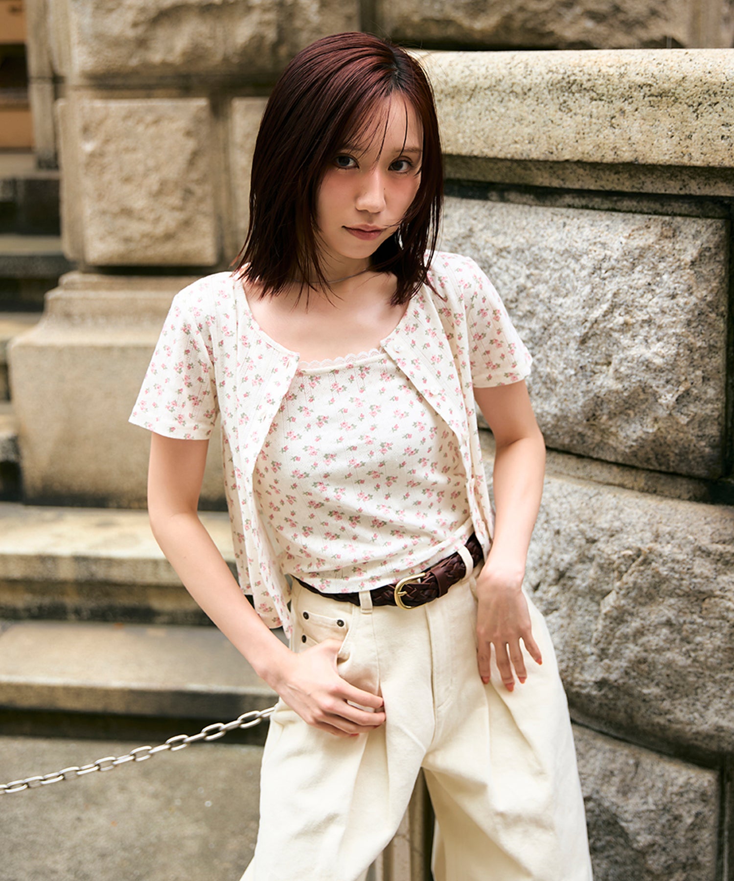 miyu:155cm/COLOR:WHITE/SIZE:F