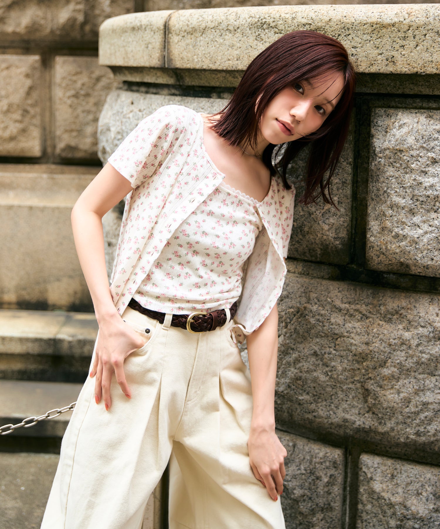 miyu:155cm/COLOR:WHITE/SIZE:F