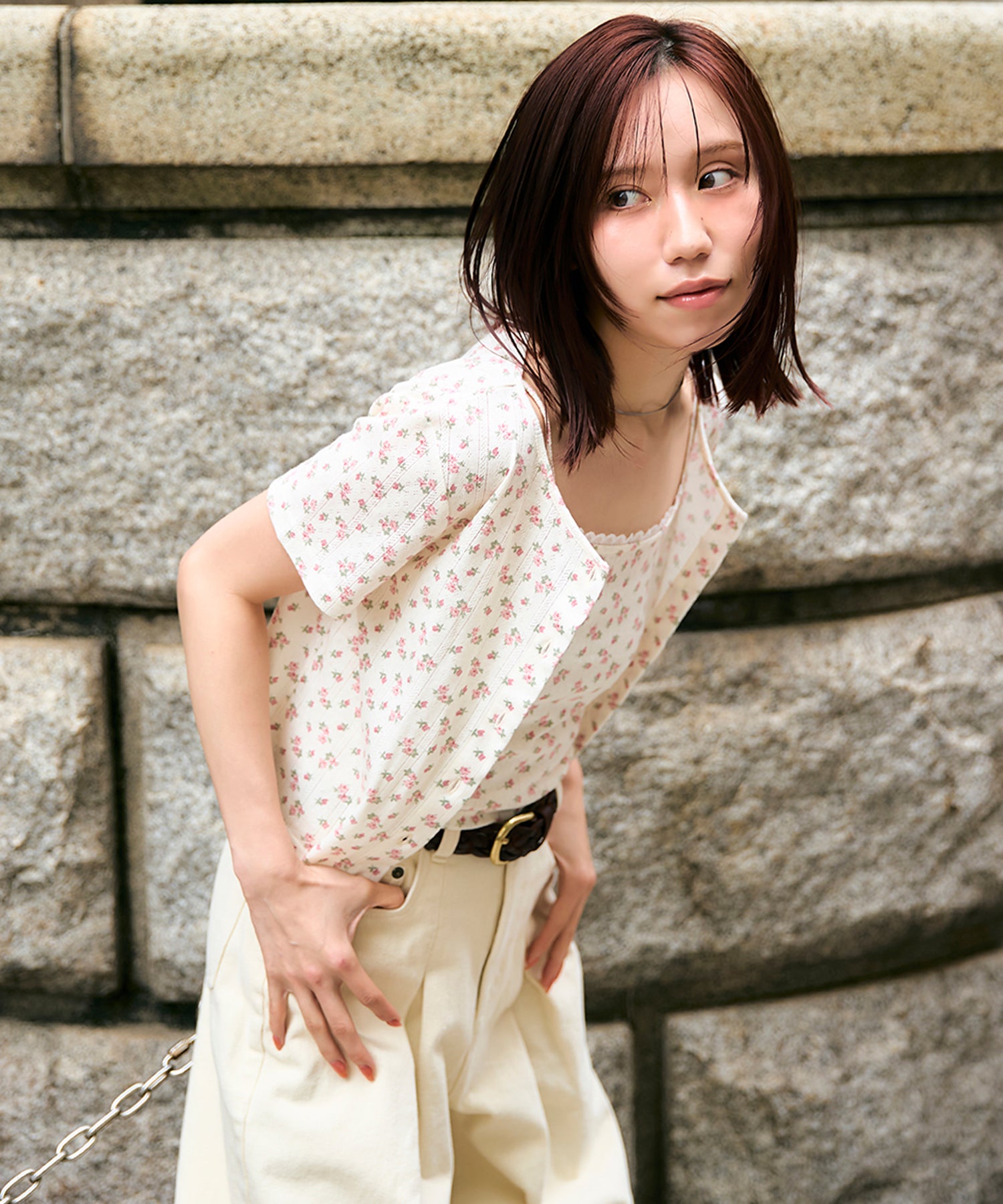 miyu:155cm/COLOR:WHITE/SIZE:F