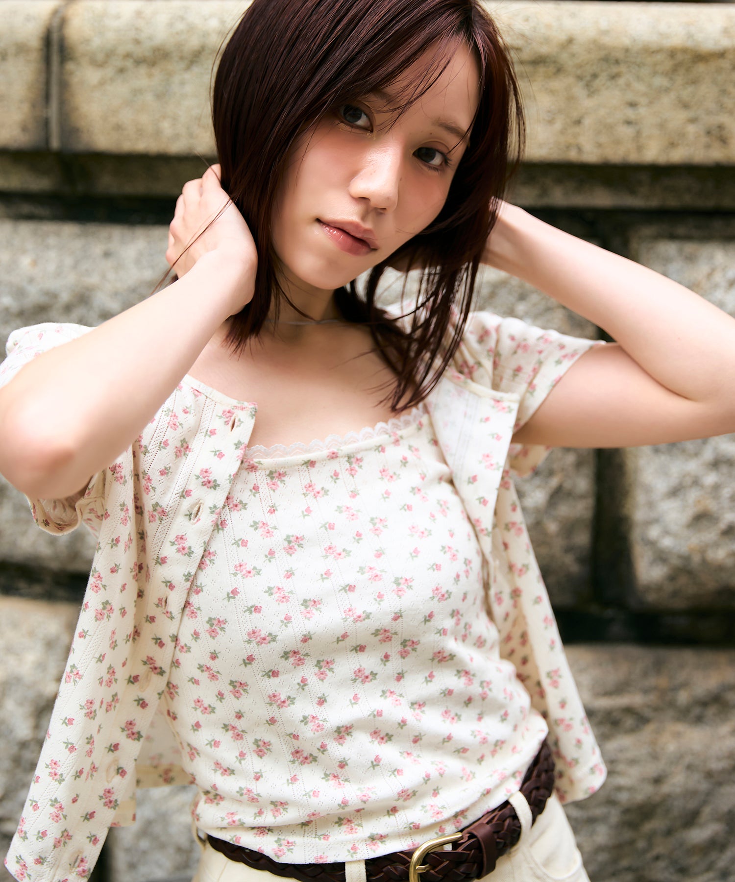 miyu:155cm/COLOR:WHITE/SIZE:F