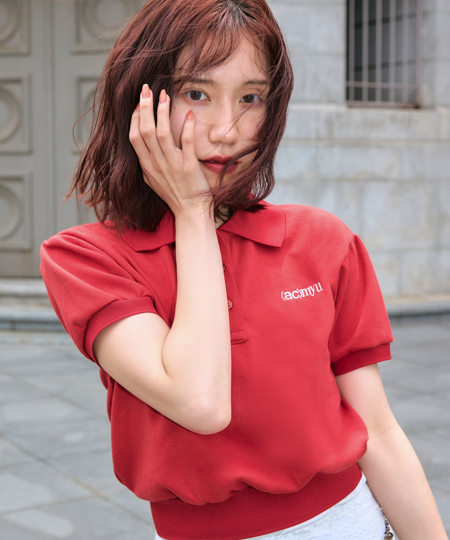 miyu:155cm/COLOR:RED/SIZE:F