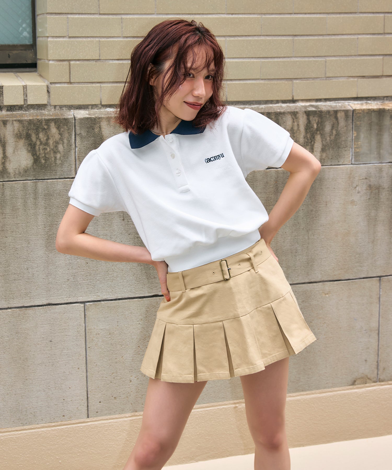 miyu:155cm/COLOR:WHTE/SIZE:F