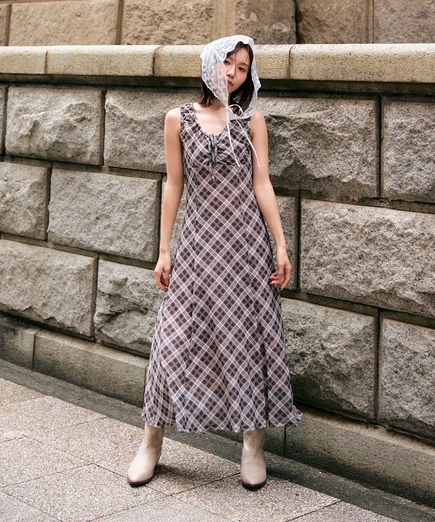 miyu:155cm/COLOR:BROWN/SIZE:S