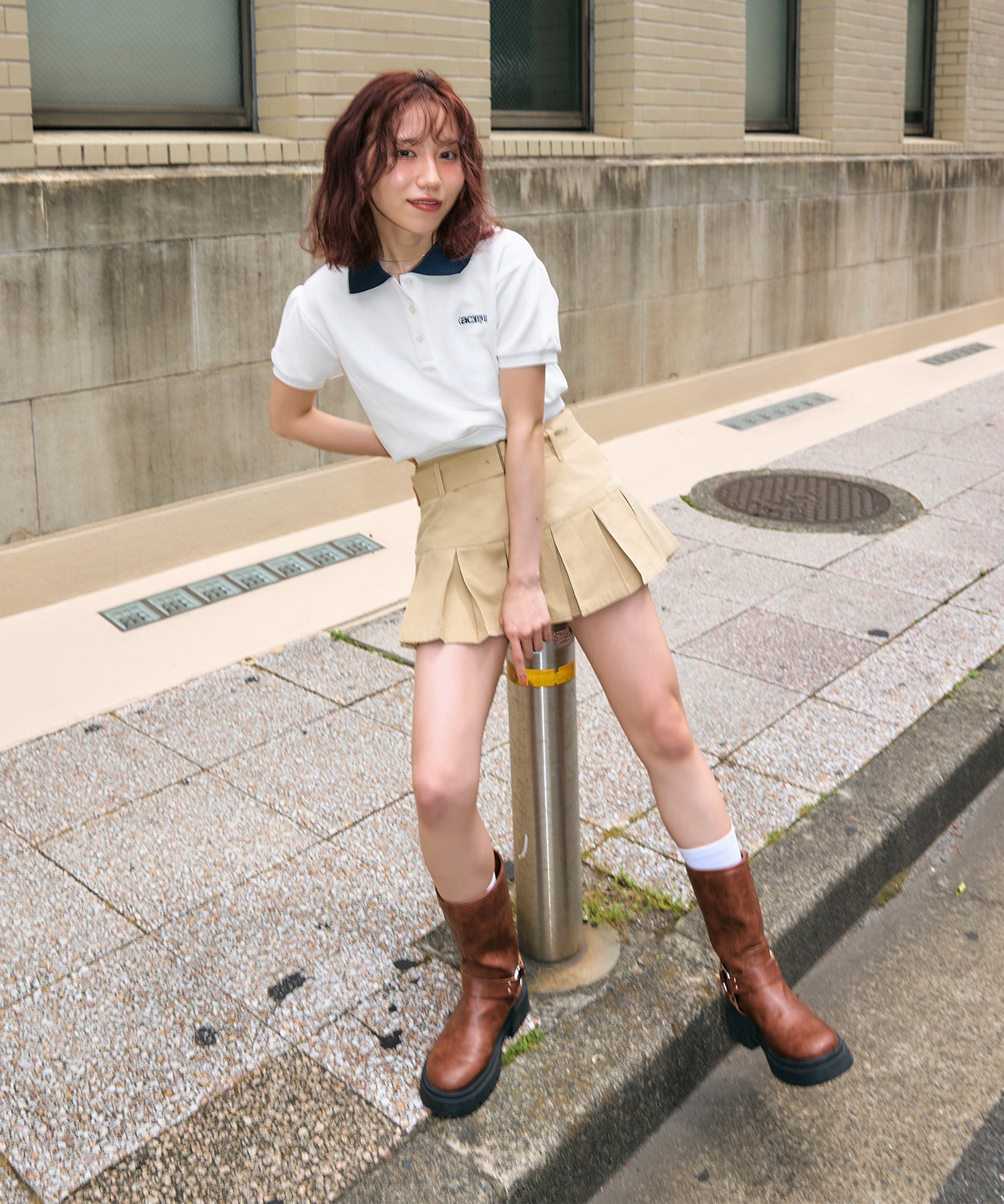 miyu:155cm/COLOR:WHTE/SIZE:F