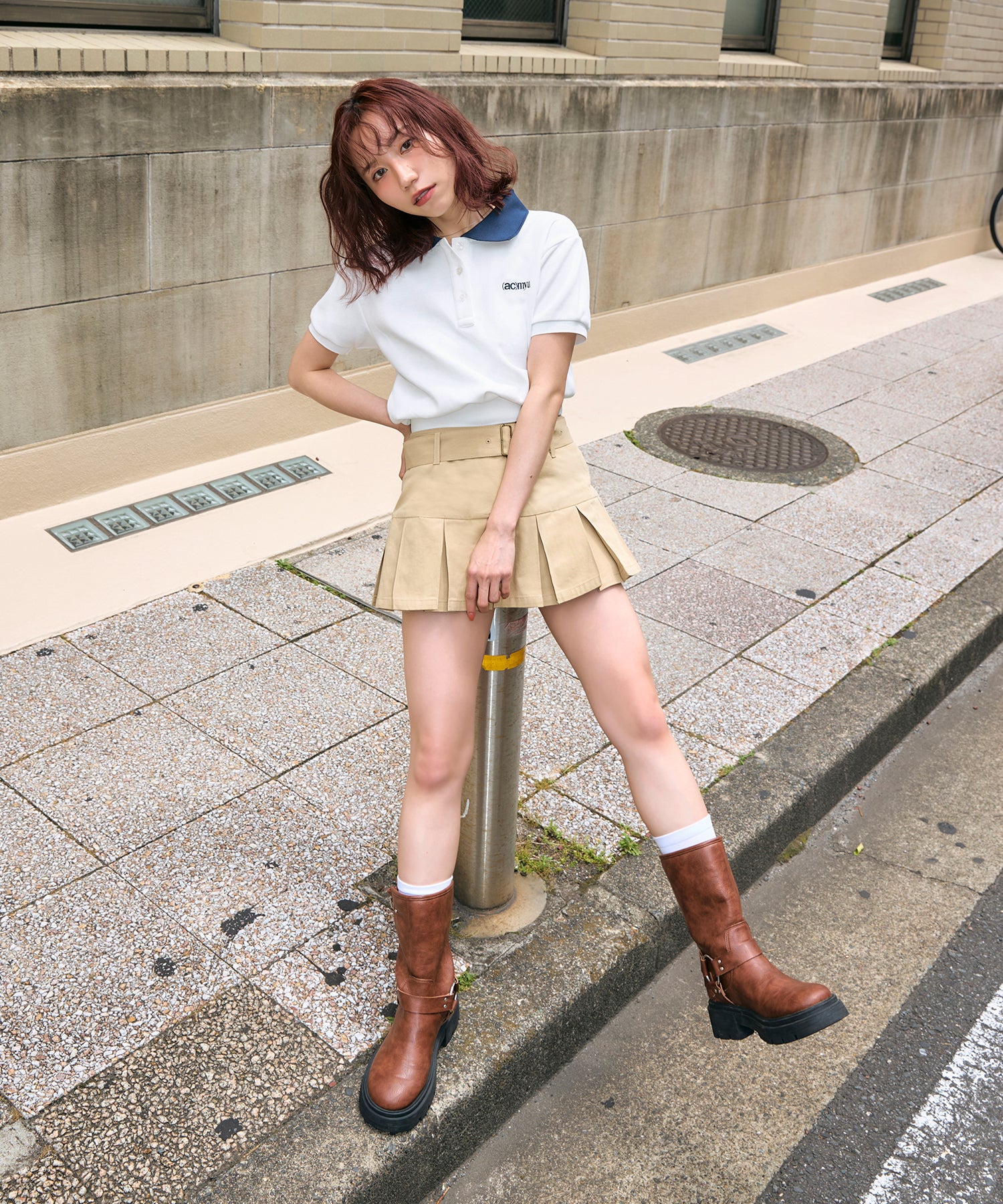 miyu:155cm/COLOR:WHTE/SIZE:F