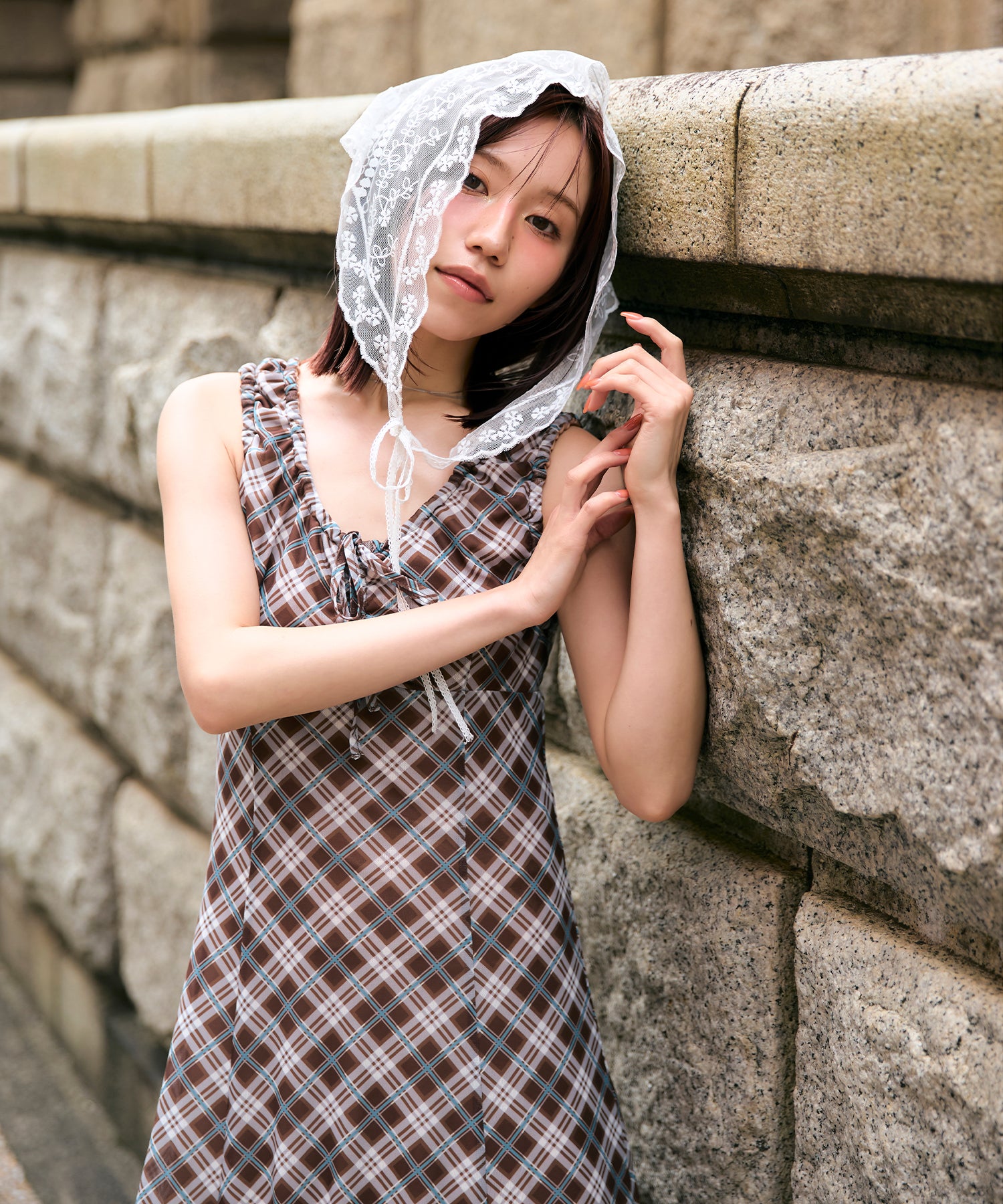 miyu:155cm/COLOR:BROWN/SIZE:S