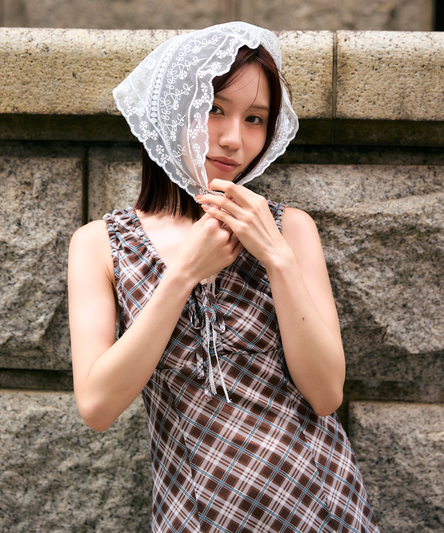 miyu:155cm/COLOR:BROWN/SIZE:S