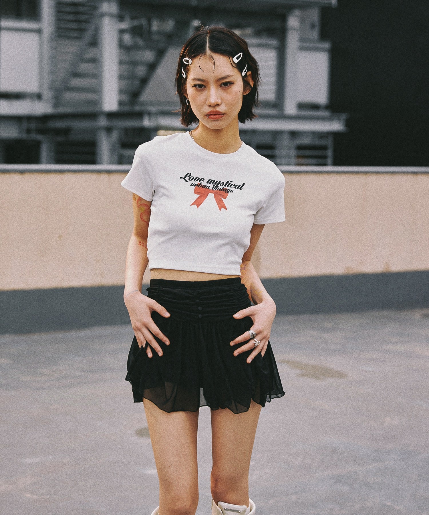 MODEL:161cm/COLOR:BLACK/SIZE:F