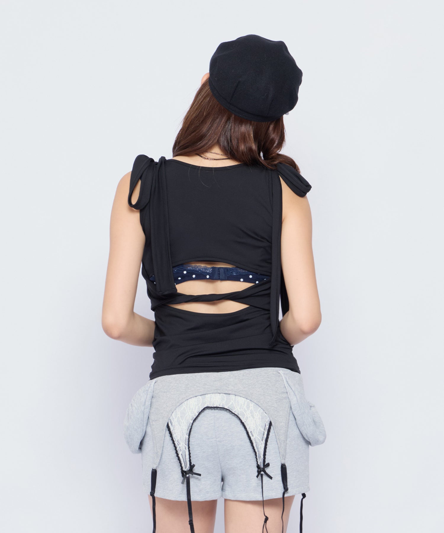 MODEL:170cm/COLOR:BLK/SIZE:F