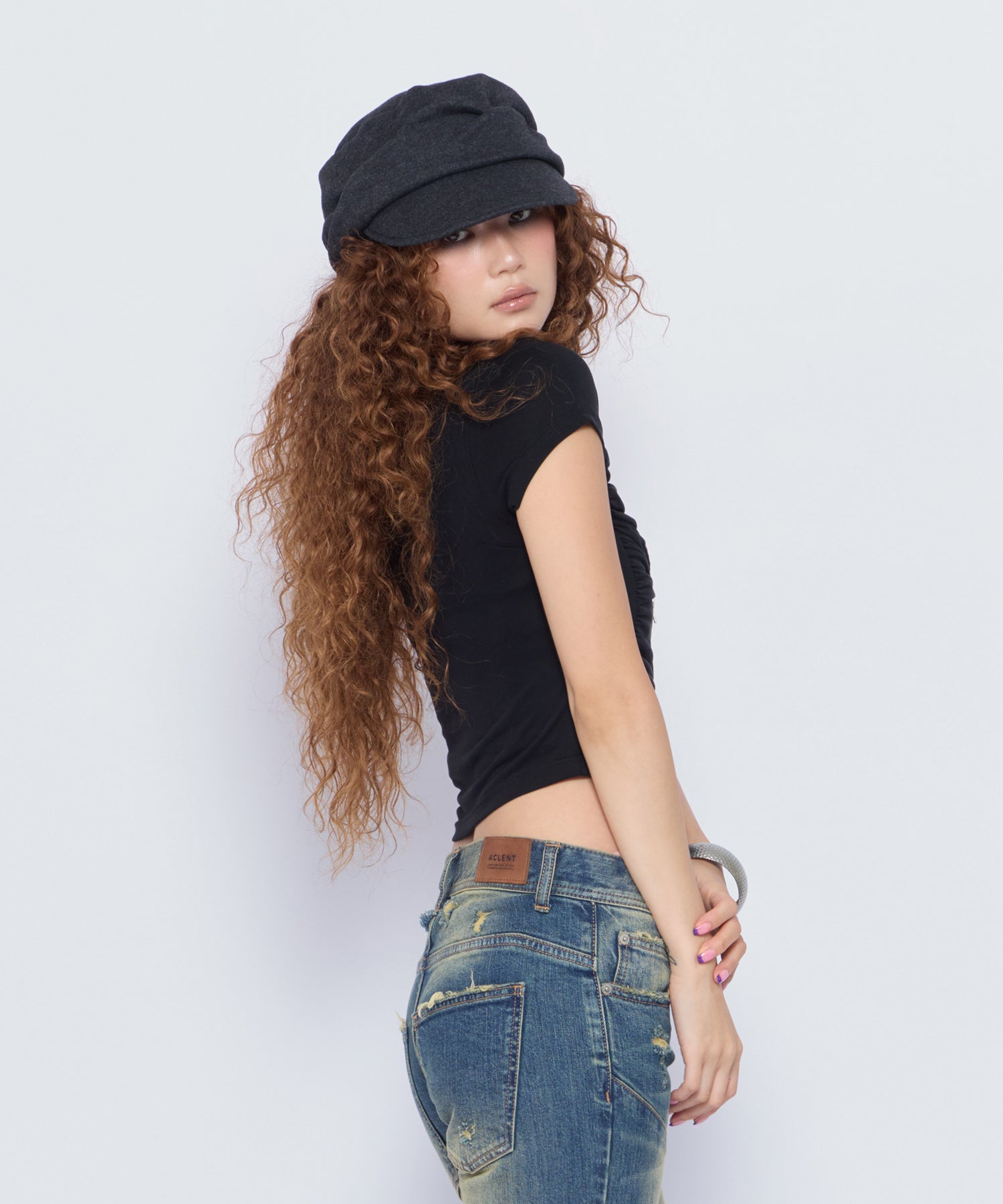 MODEL:168cm/COLOR:BLK/SIZE:F